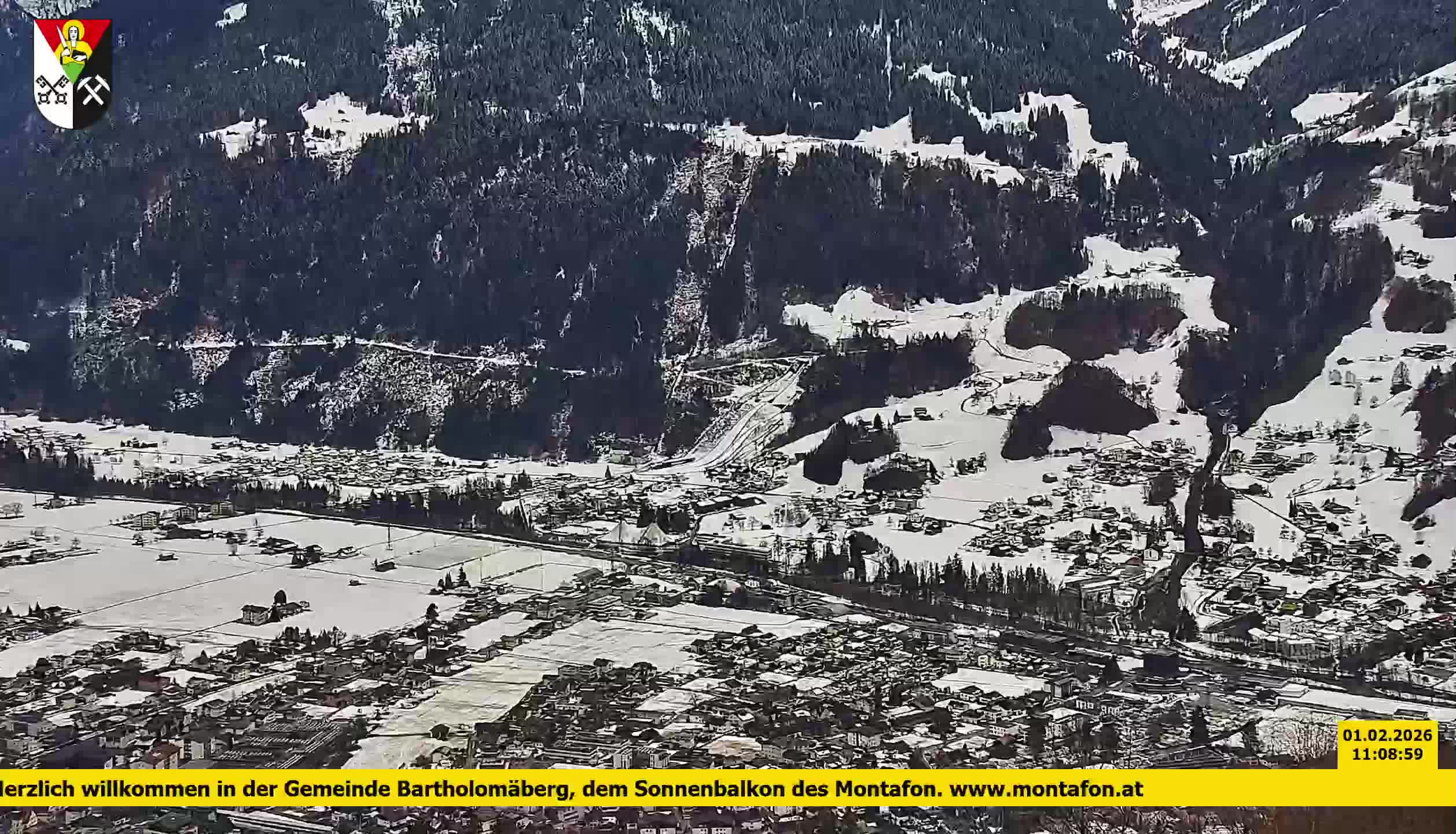 Bartholomäberg | Blick auf Schruns