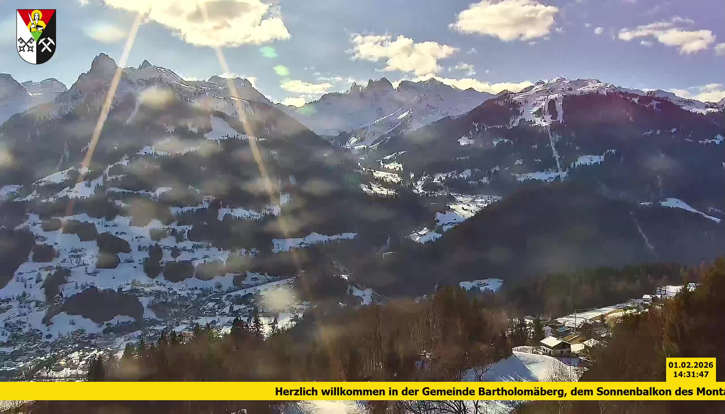 Bartholomäberg | Blick auf Schruns