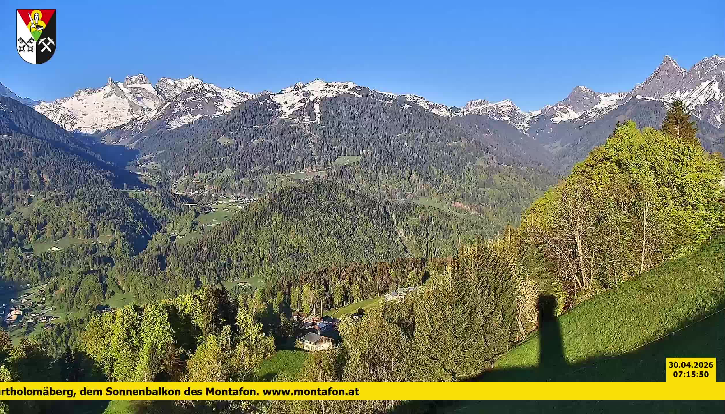 Bartholomäberg | Blick auf Schruns