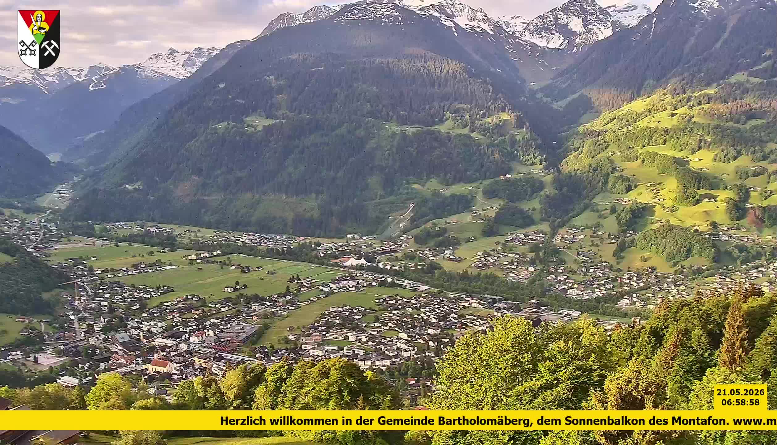 Bartholomäberg | Blick auf Schruns