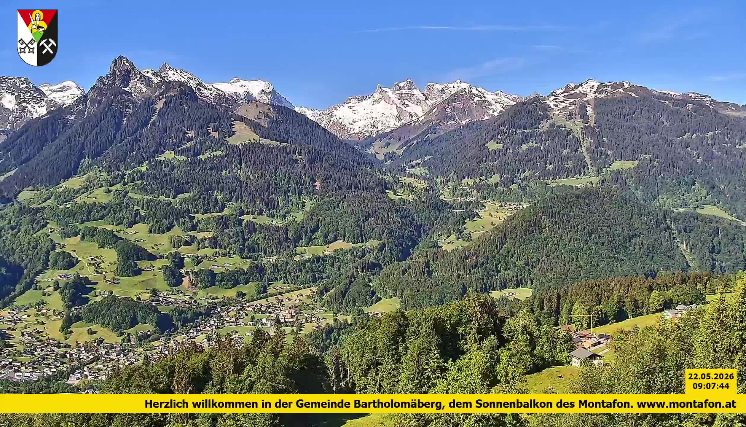 Bartholomäberg | Blick auf Schruns