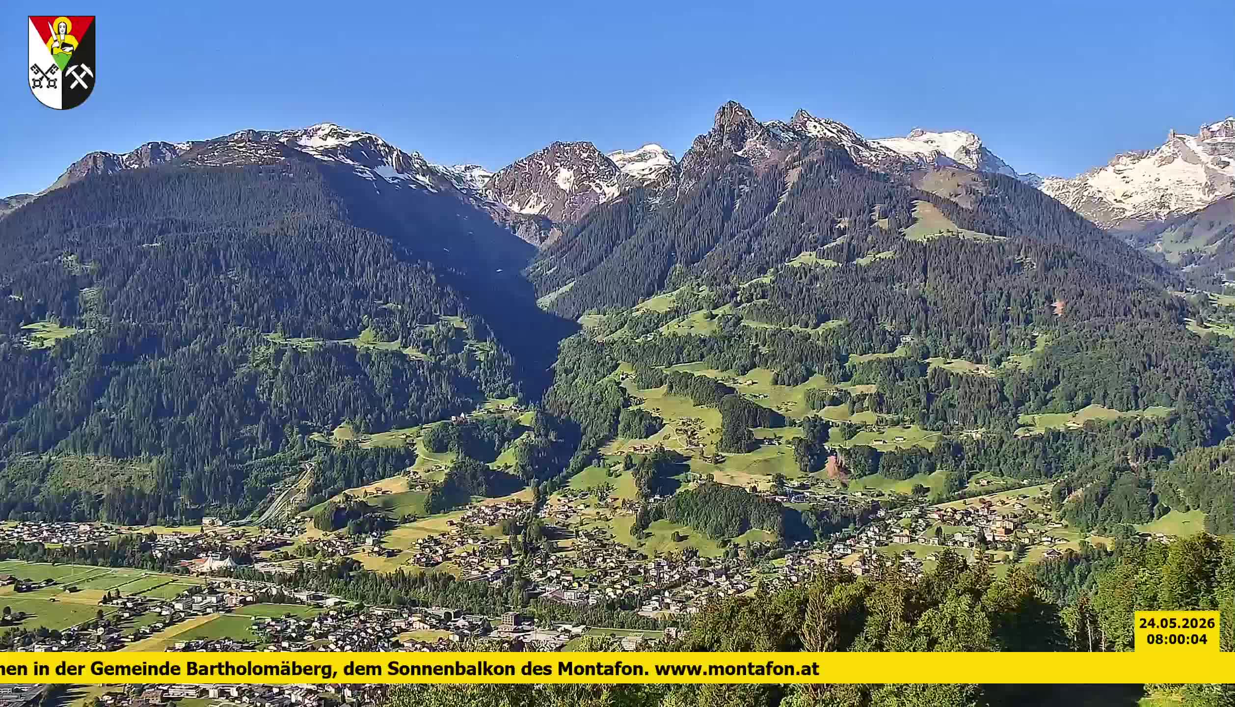 Bartholomäberg | Blick auf Schruns