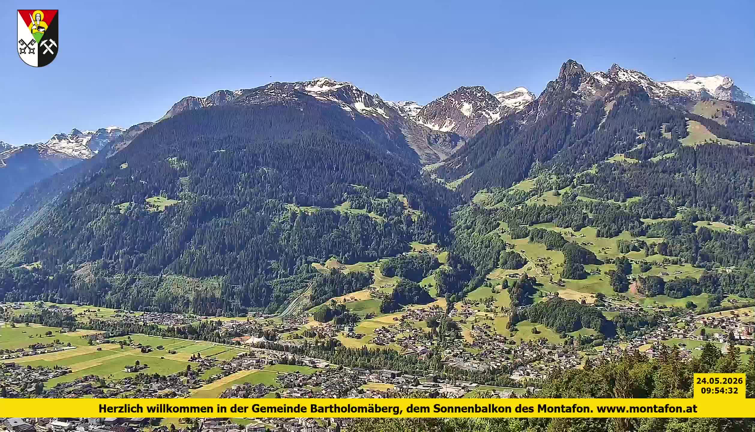 Bartholomäberg | Blick auf Schruns