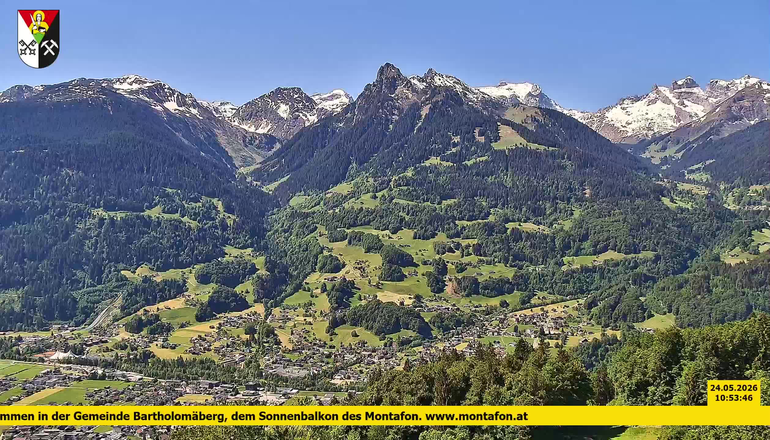 Bartholomäberg | Blick auf Schruns