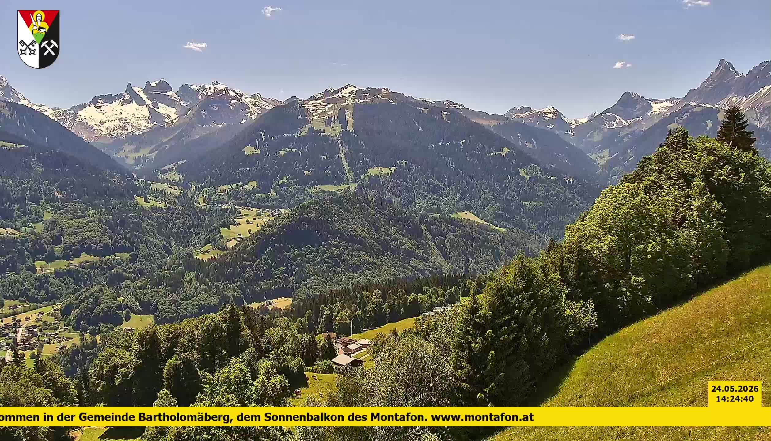 Bartholomäberg | Blick auf Schruns