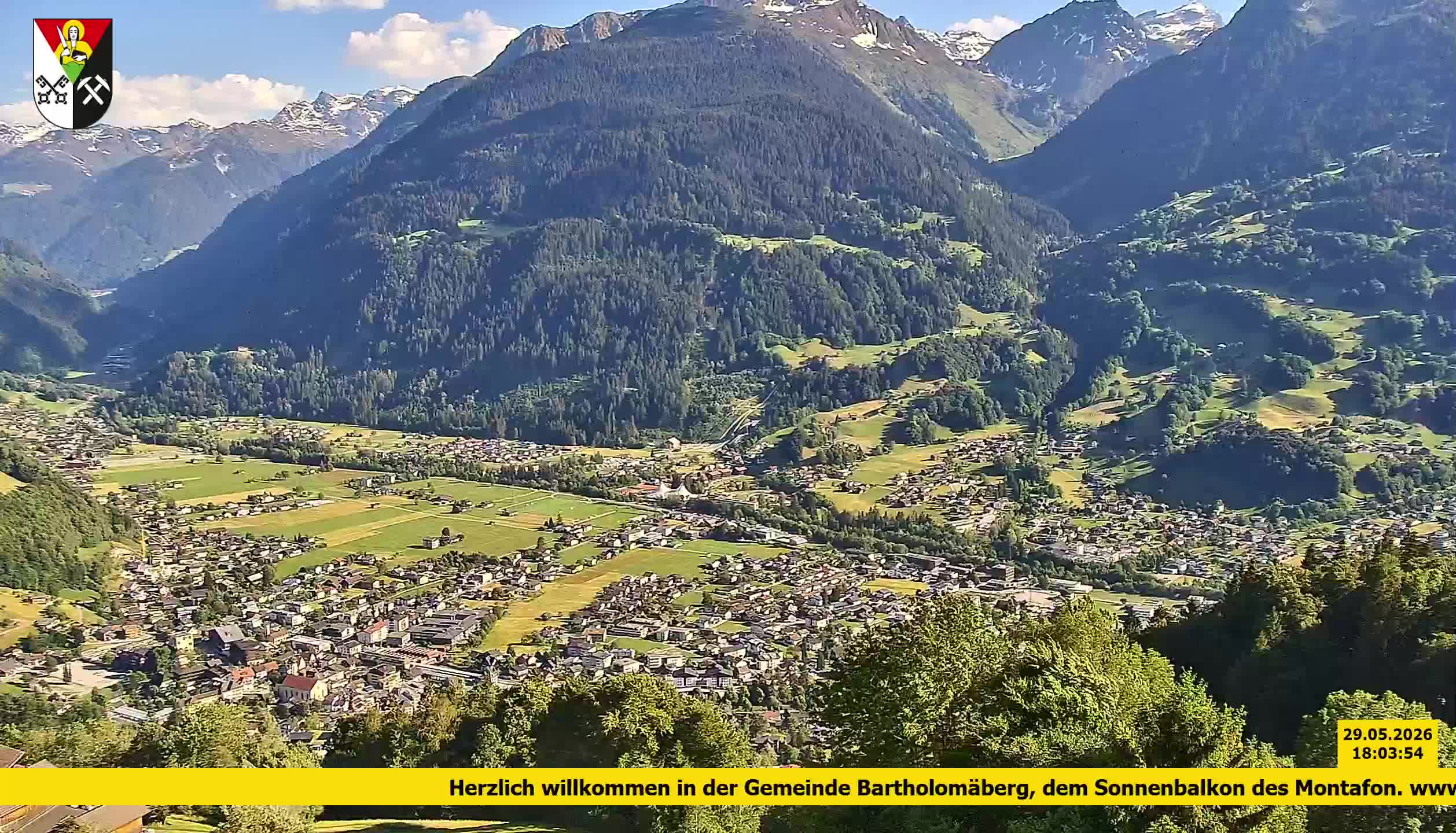 Bartholomäberg | Blick auf Schruns