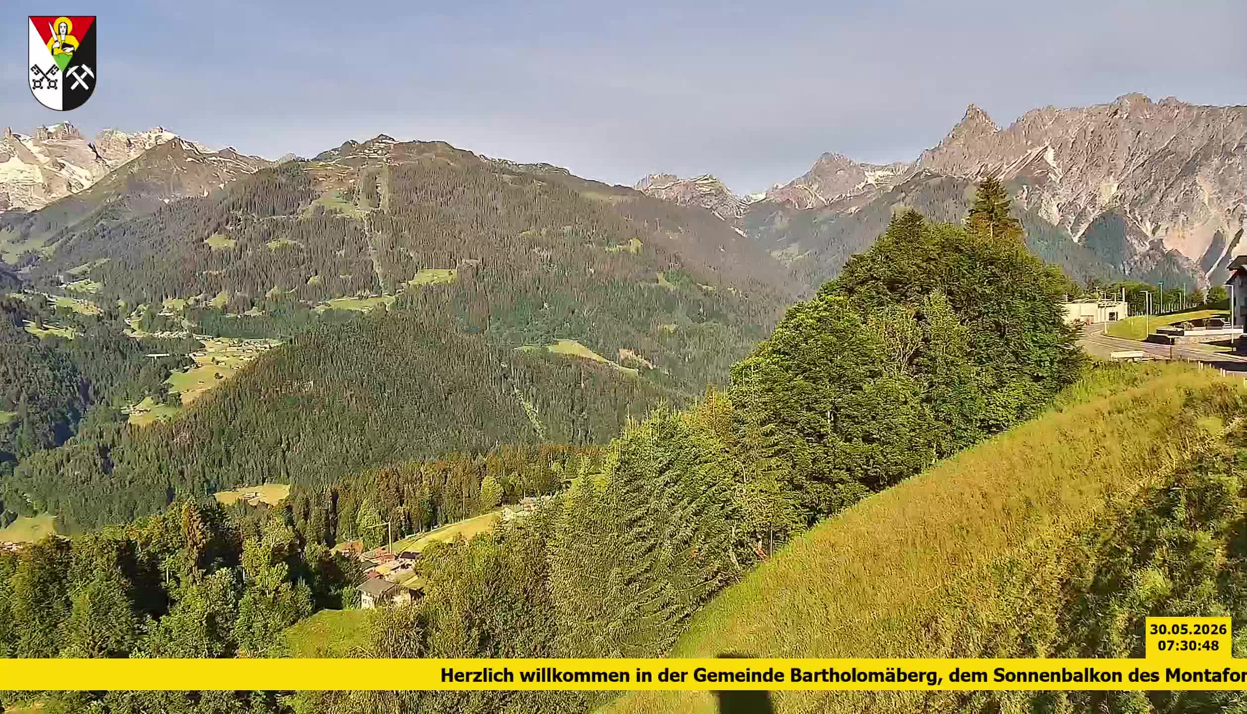Bartholomäberg | Blick auf Schruns
