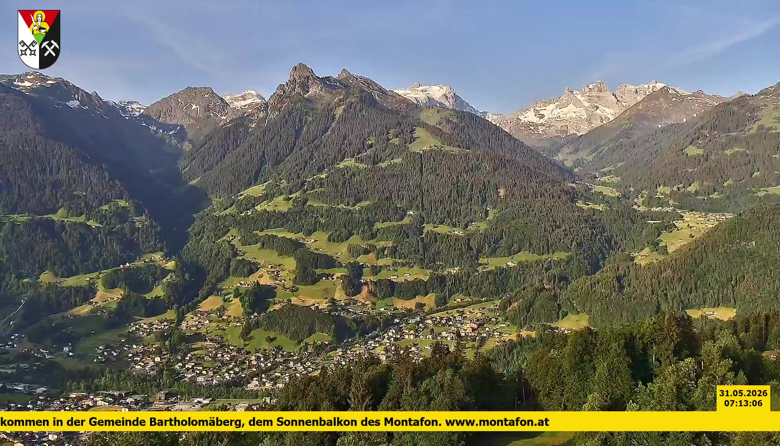 Bartholomäberg | Blick auf Schruns