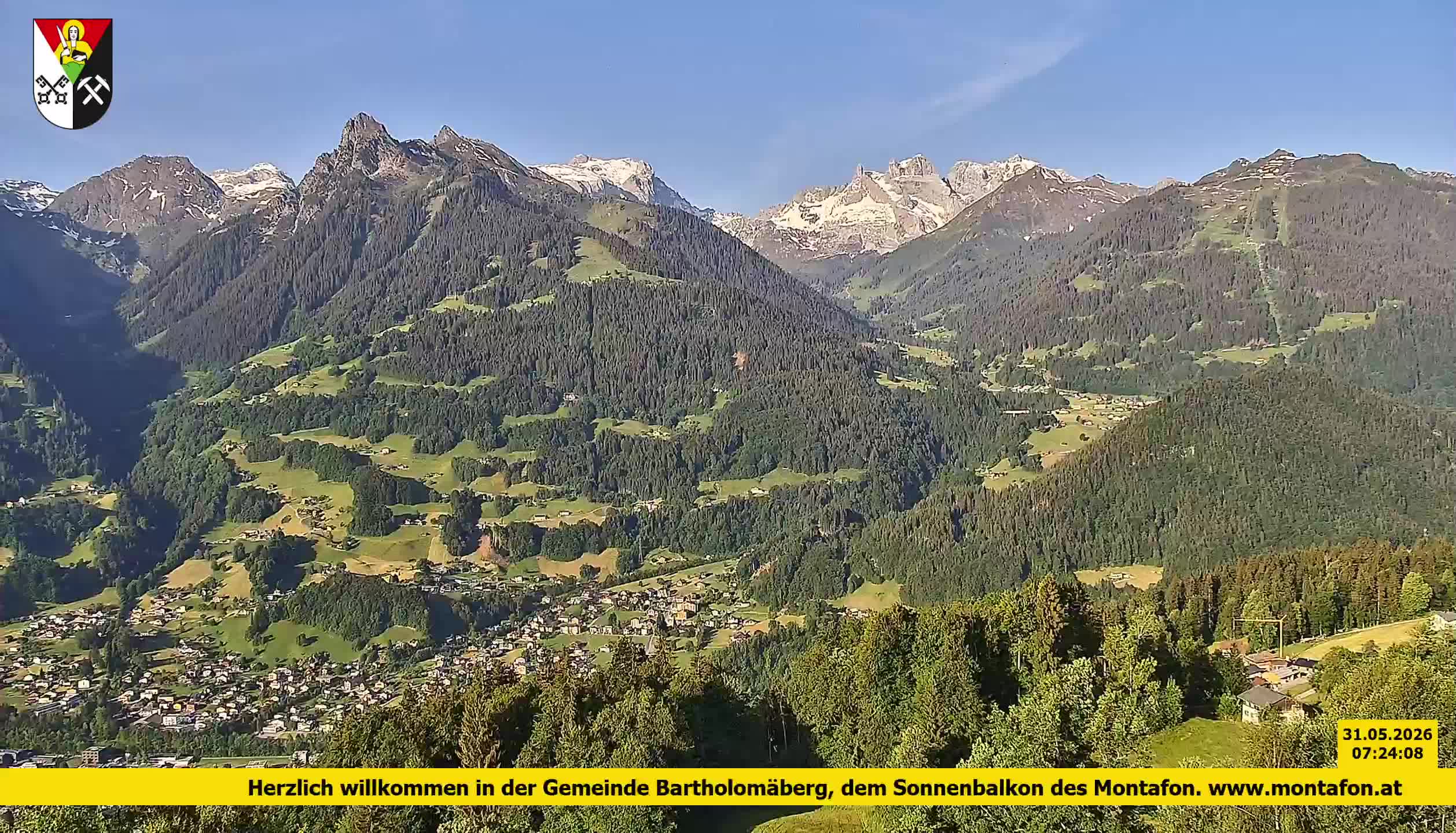 Bartholomäberg | Blick auf Schruns