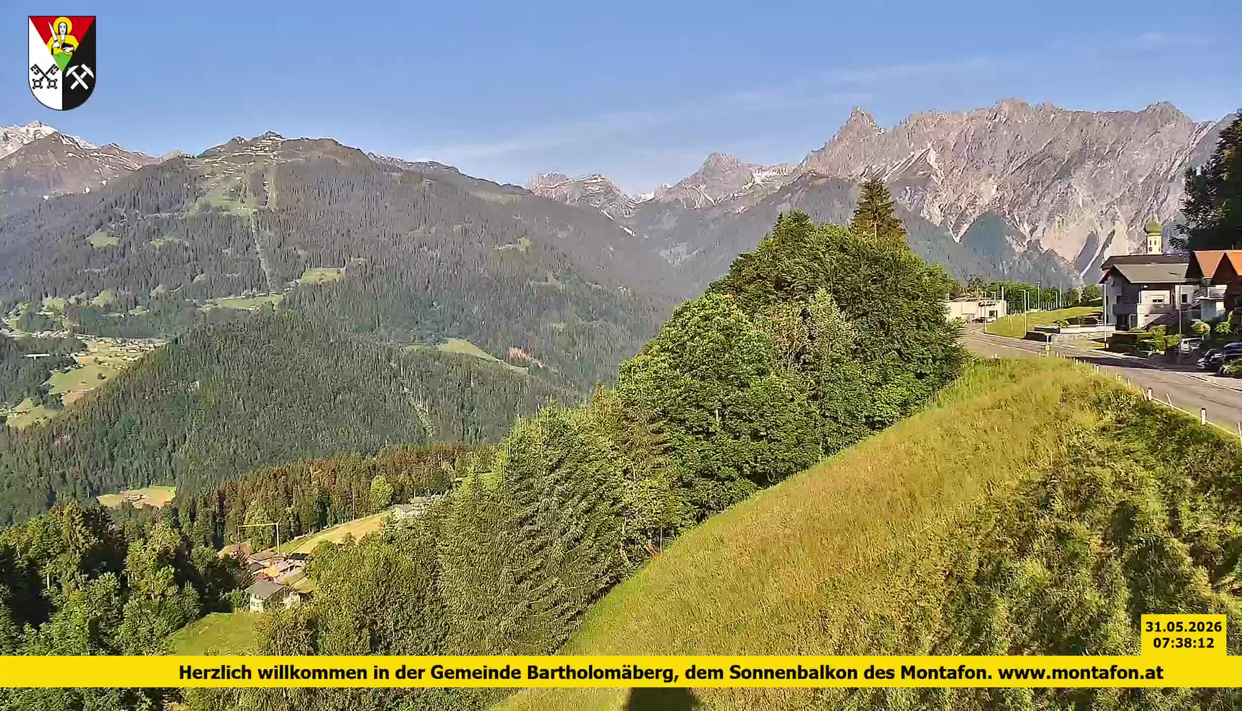 Bartholomäberg | Blick auf Schruns