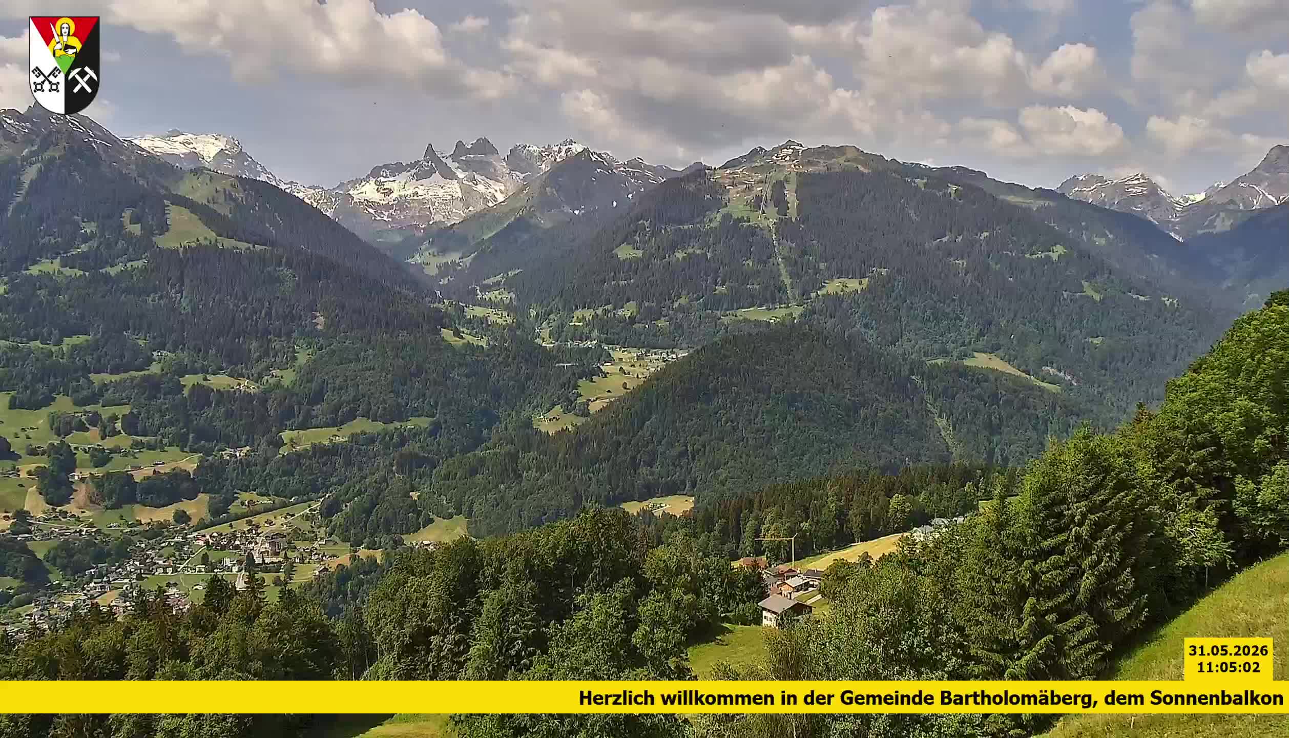 Bartholomäberg | Blick auf Schruns