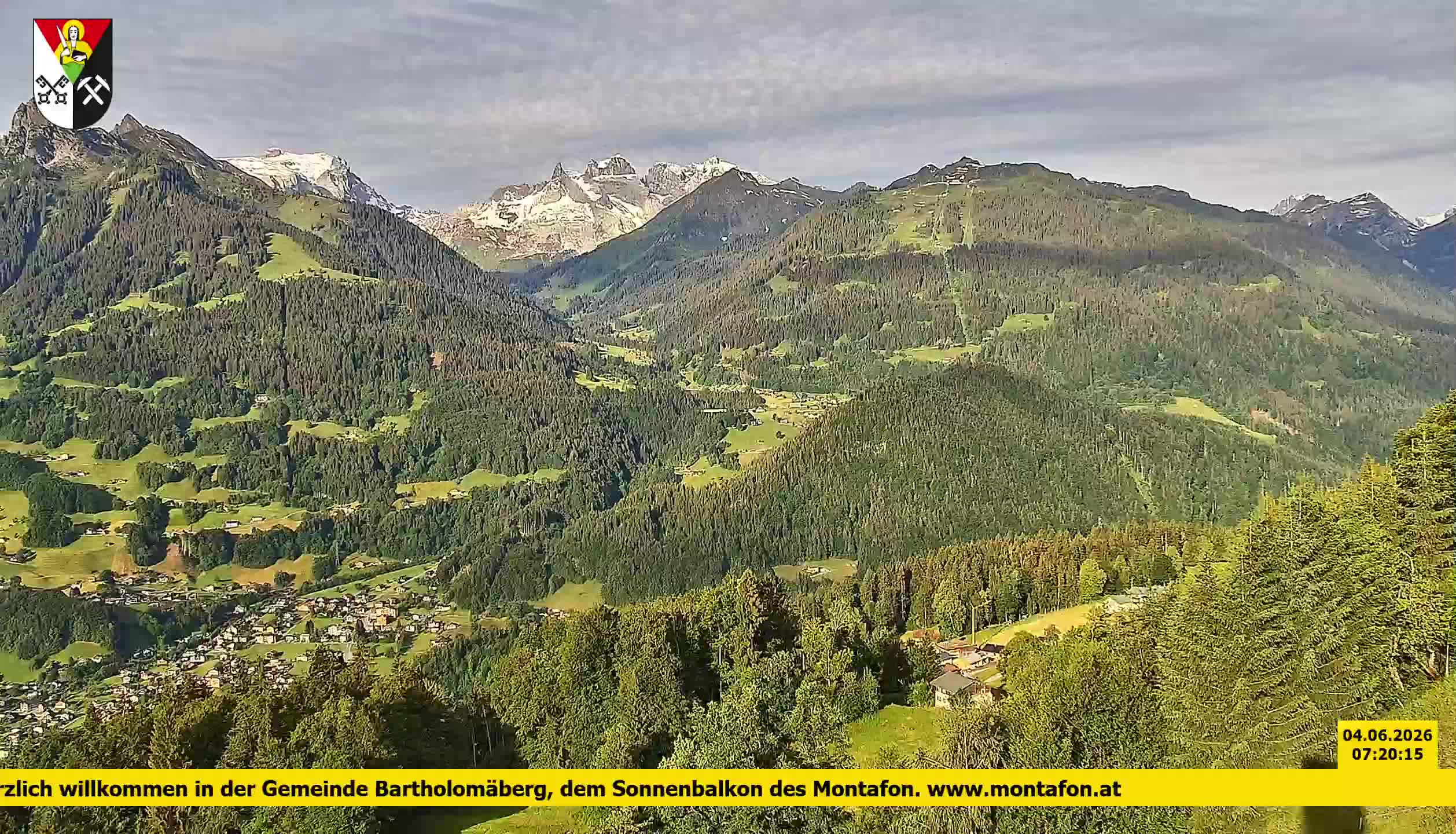 Bartholomäberg | Blick auf Schruns