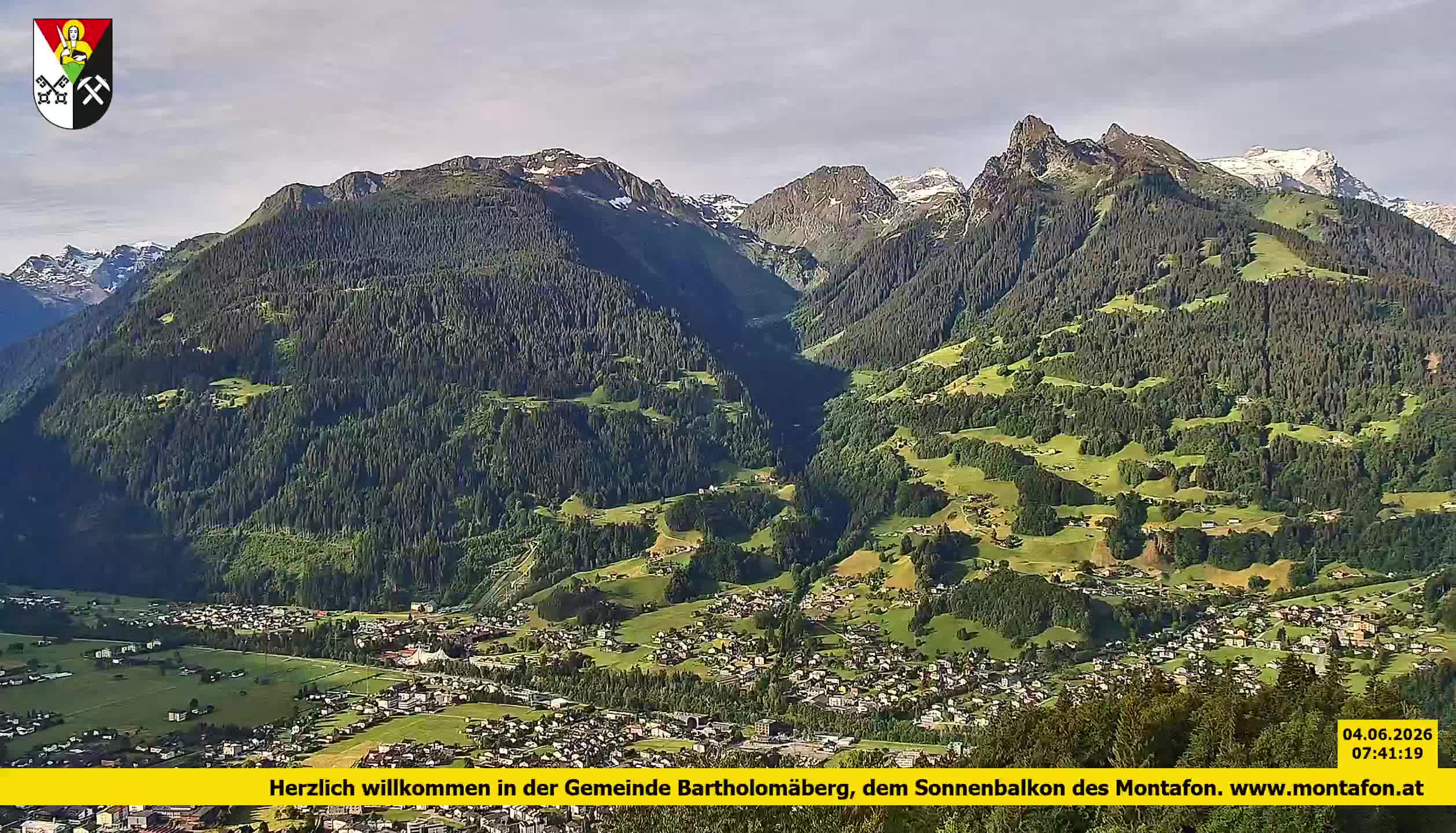 Bartholomäberg | Blick auf Schruns