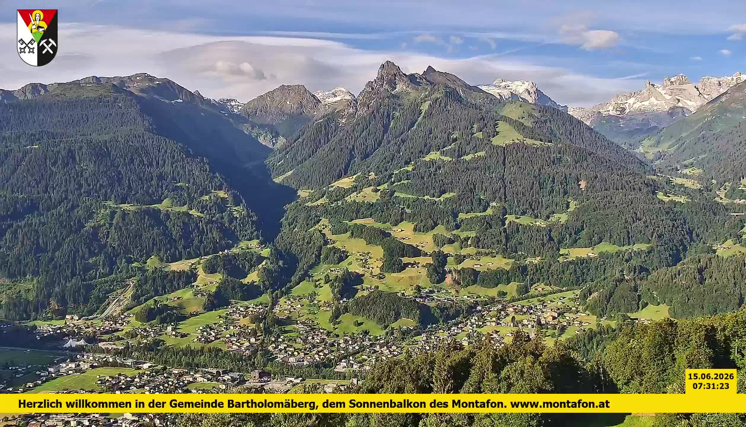 Bartholomäberg | Blick auf Schruns