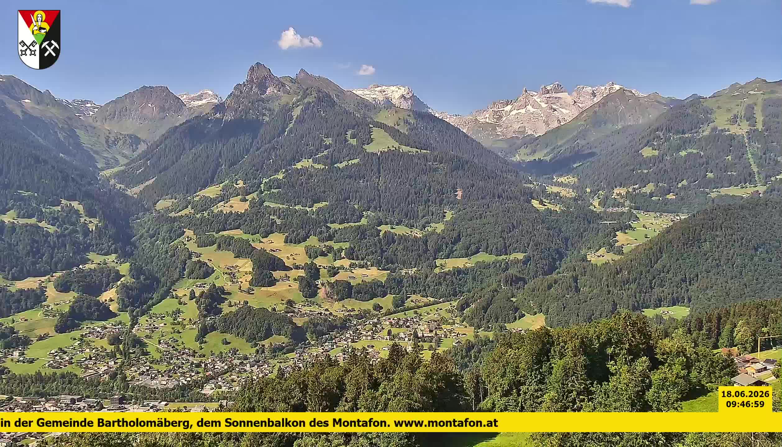Bartholomäberg | Blick auf Schruns