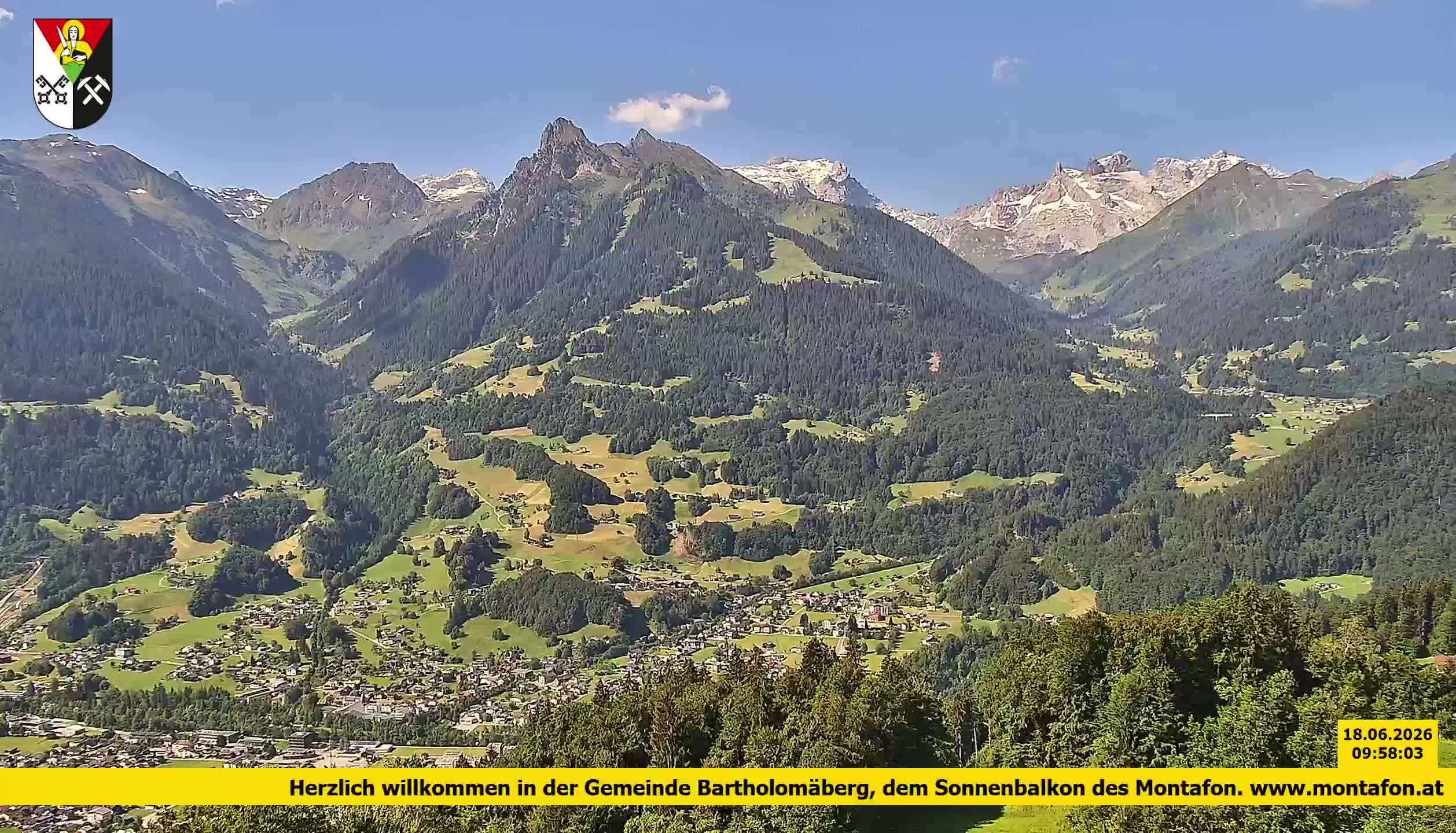 Bartholomäberg | Blick auf Schruns