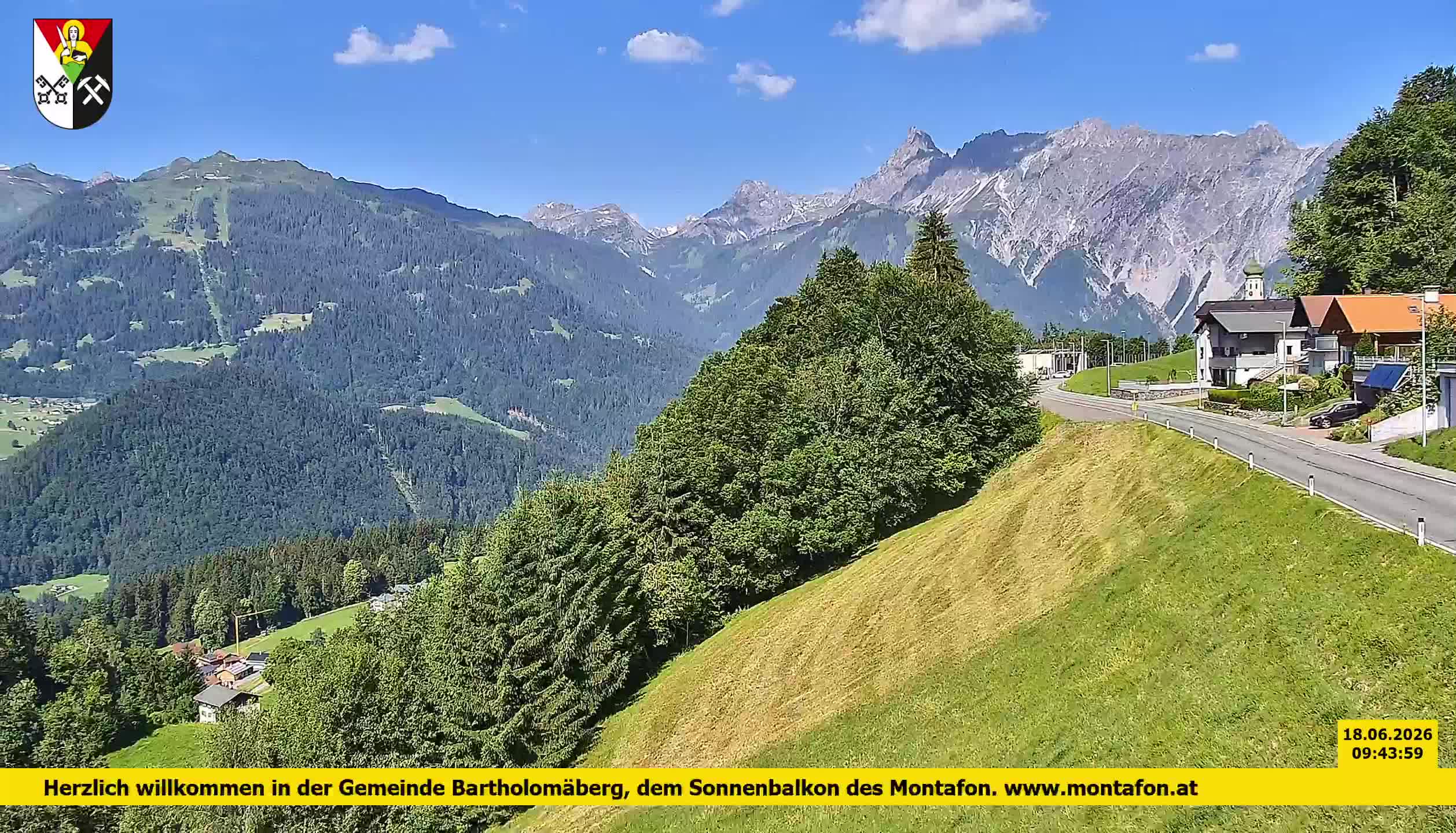 Bartholomäberg | Blick auf Schruns