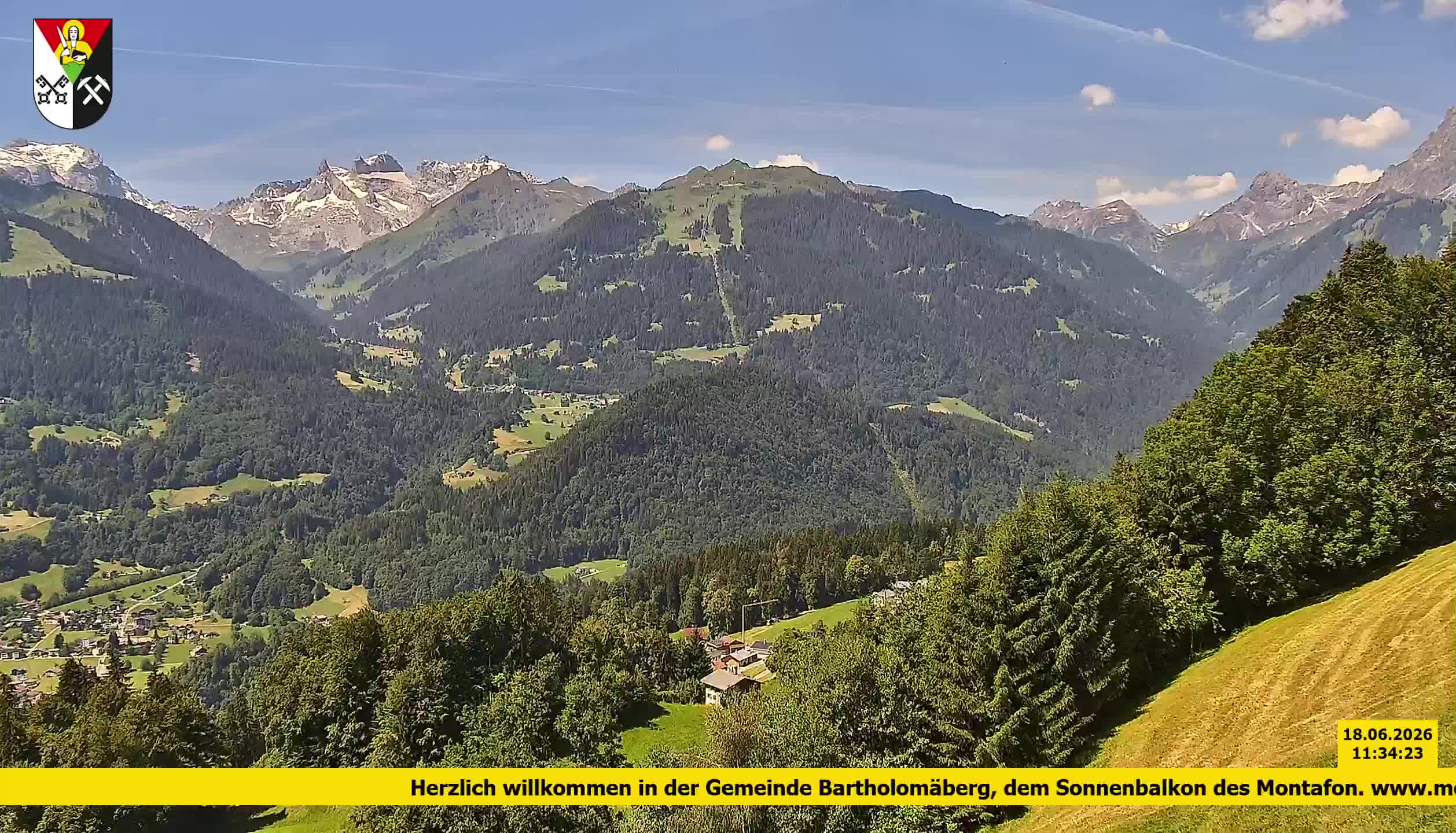 Bartholomäberg | Blick auf Schruns