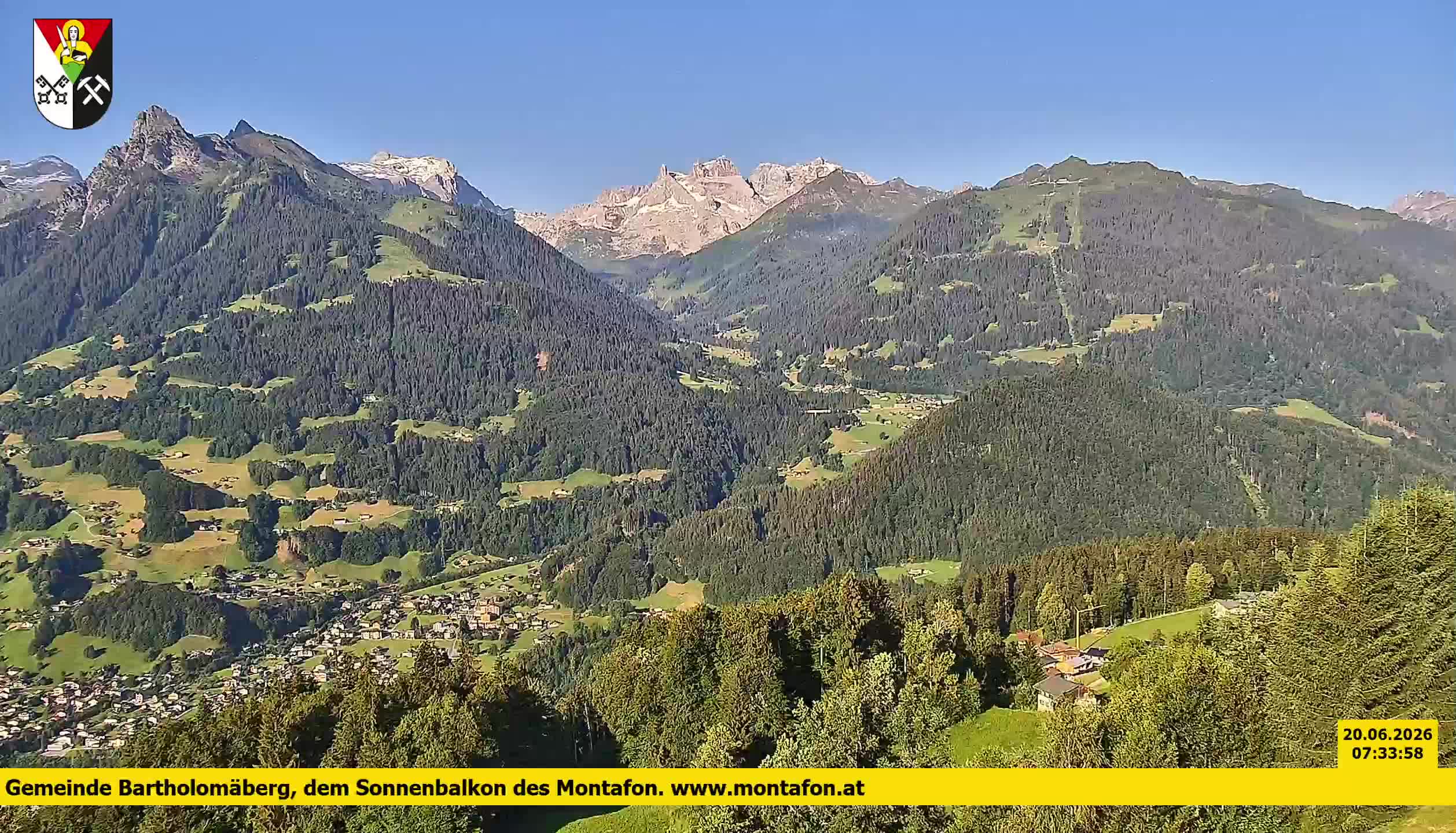 Bartholomäberg | Blick auf Schruns