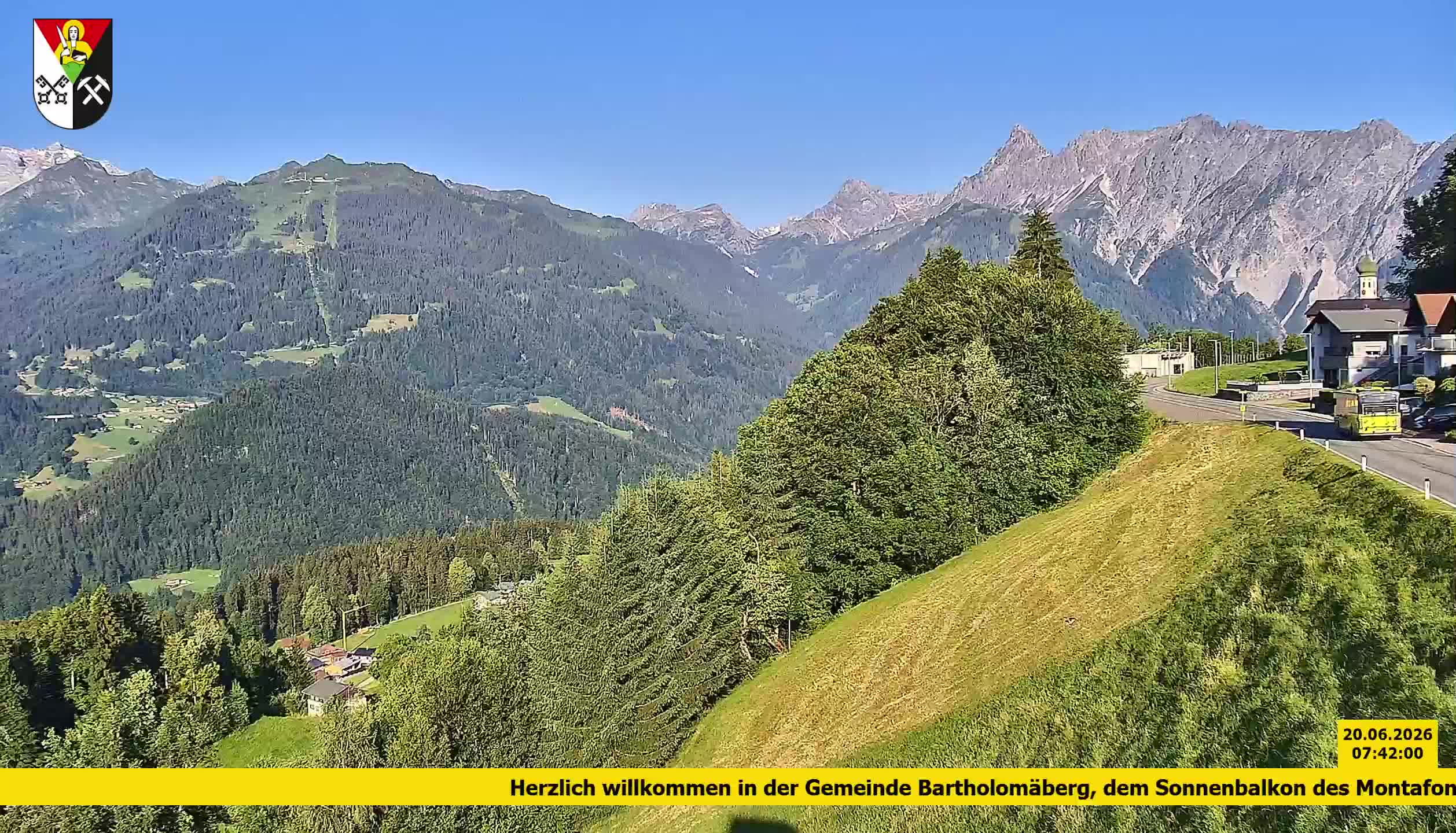 Bartholomäberg | Blick auf Schruns