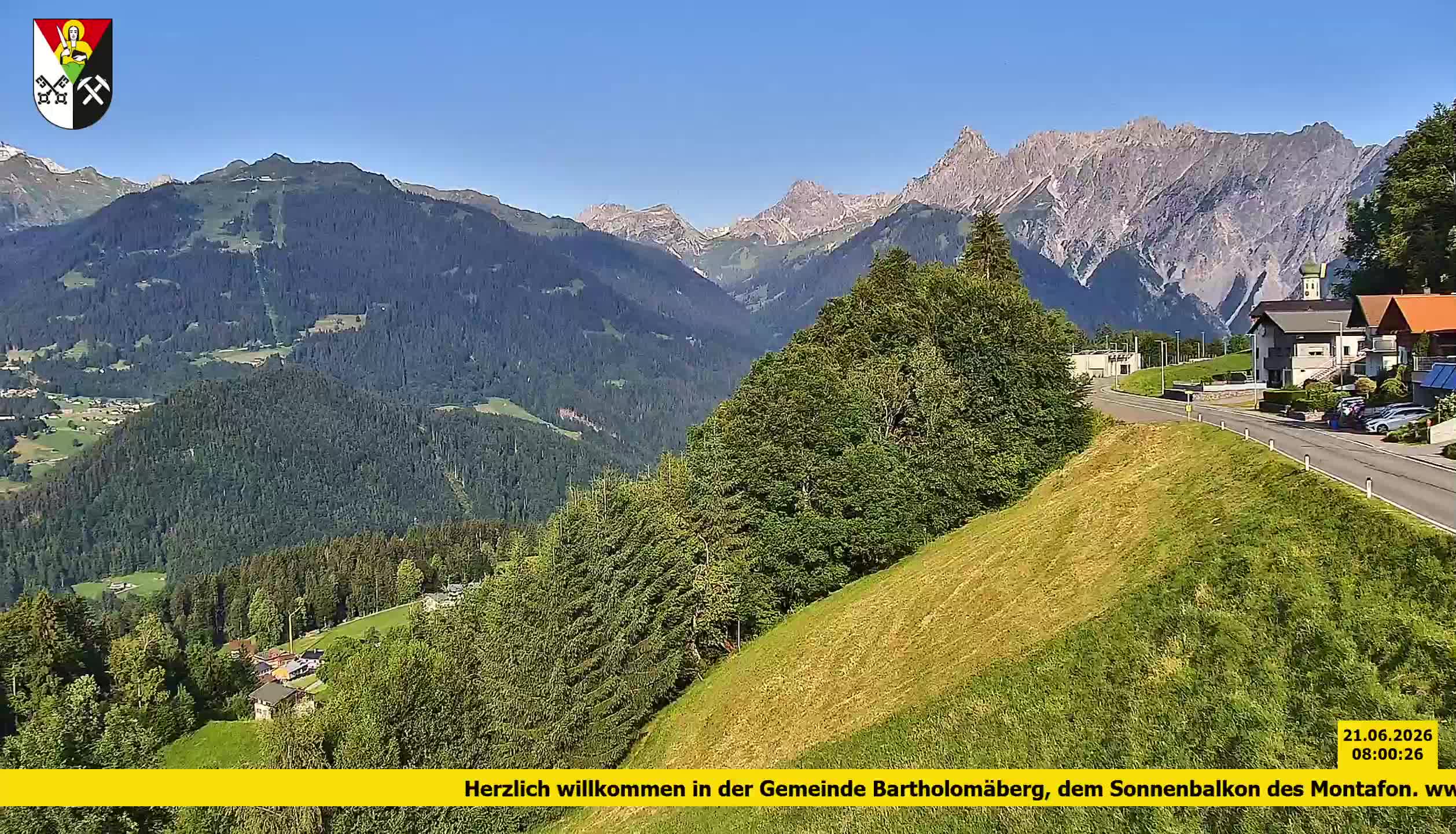 Bartholomäberg | Blick auf Schruns
