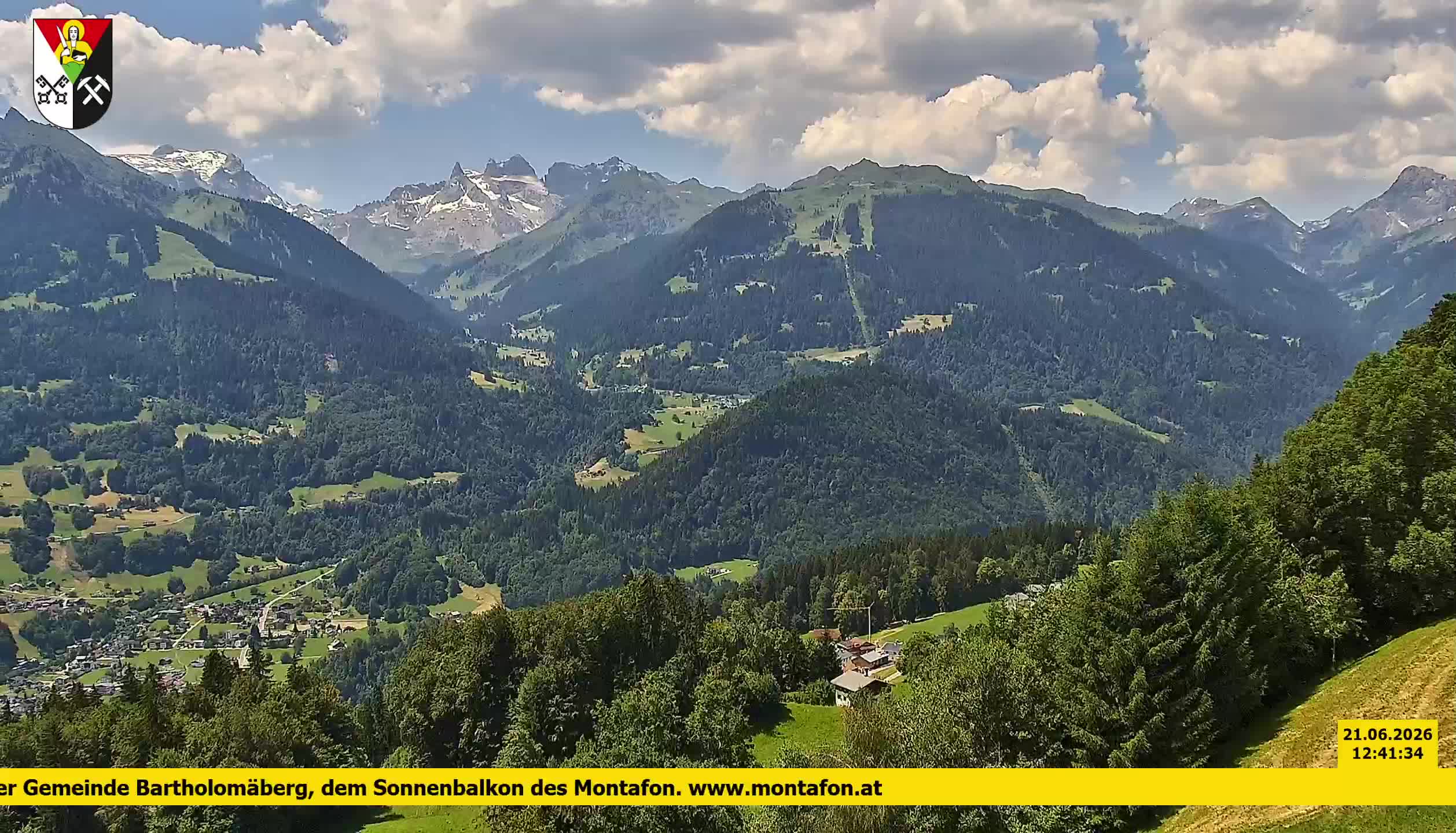 Bartholomäberg | Blick auf Schruns