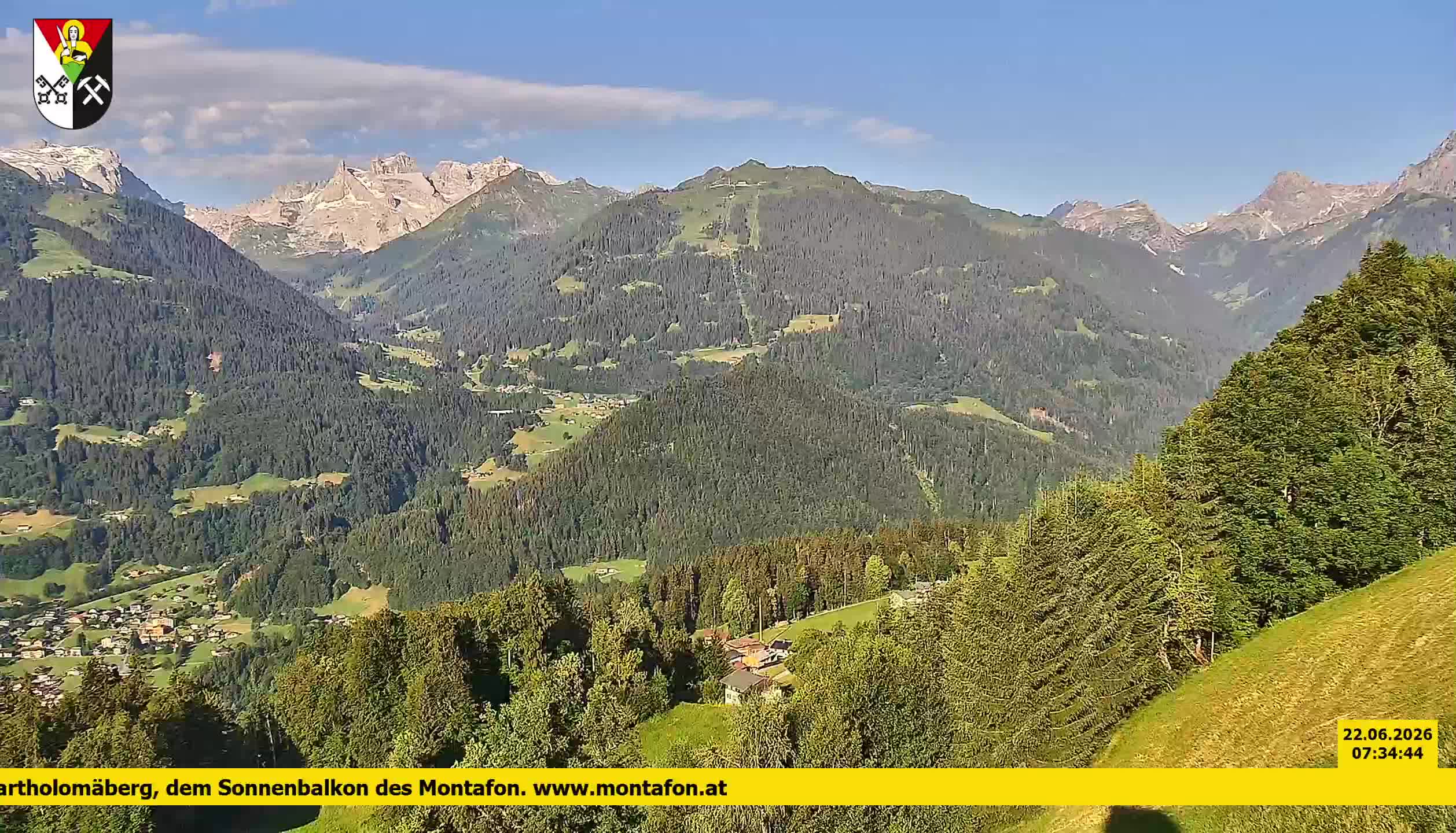 Bartholomäberg | Blick auf Schruns