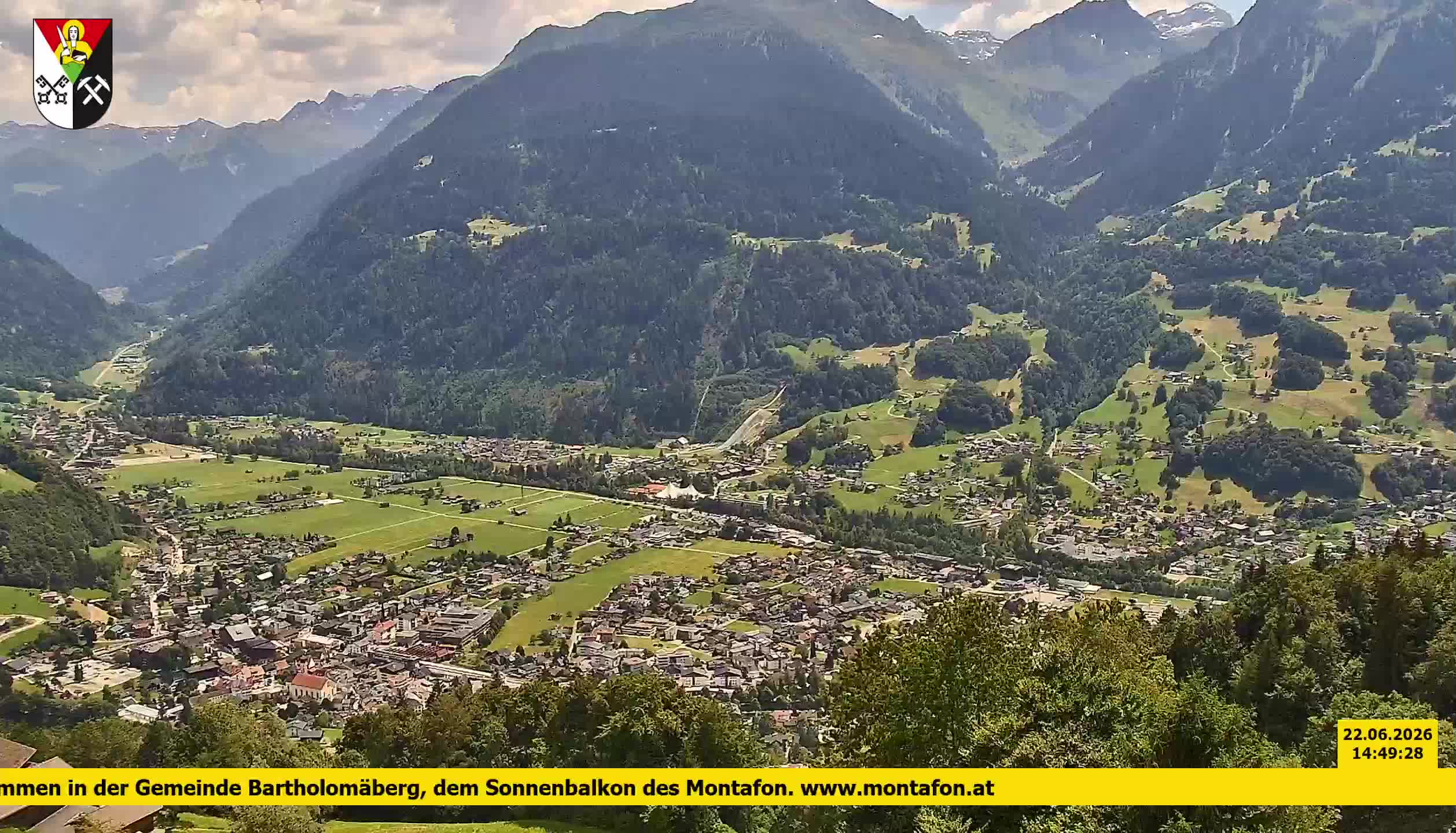 Bartholomäberg | Blick auf Schruns