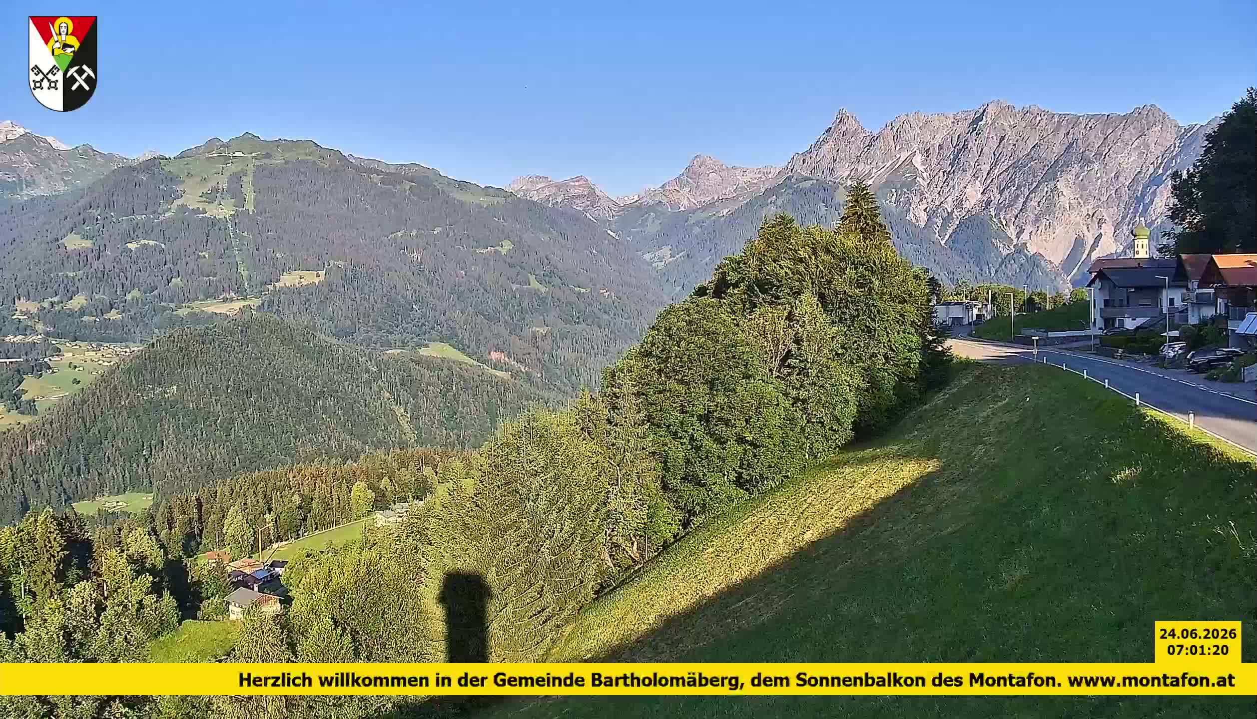 Bartholomäberg | Blick auf Schruns