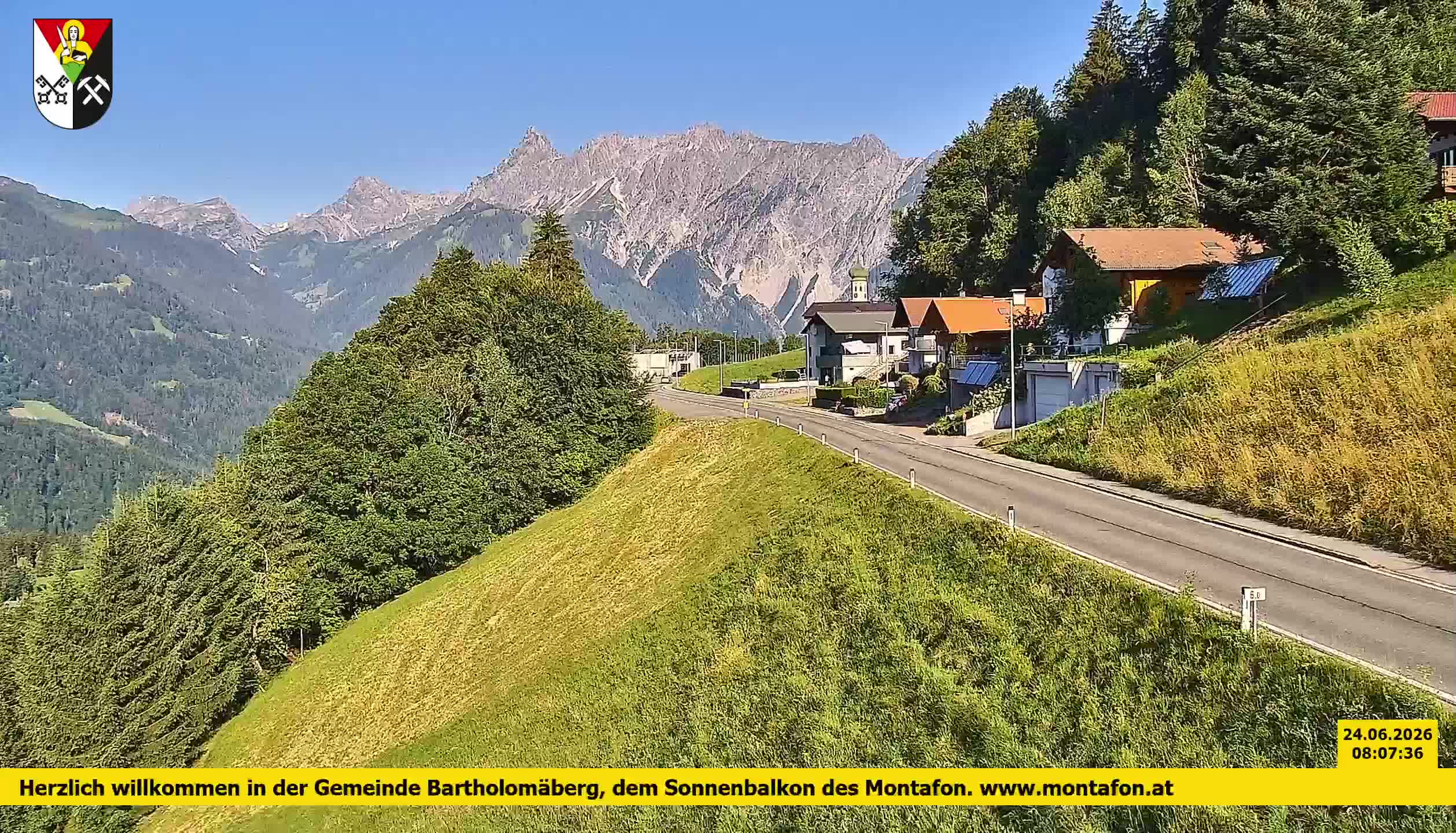 Bartholomäberg | Blick auf Schruns