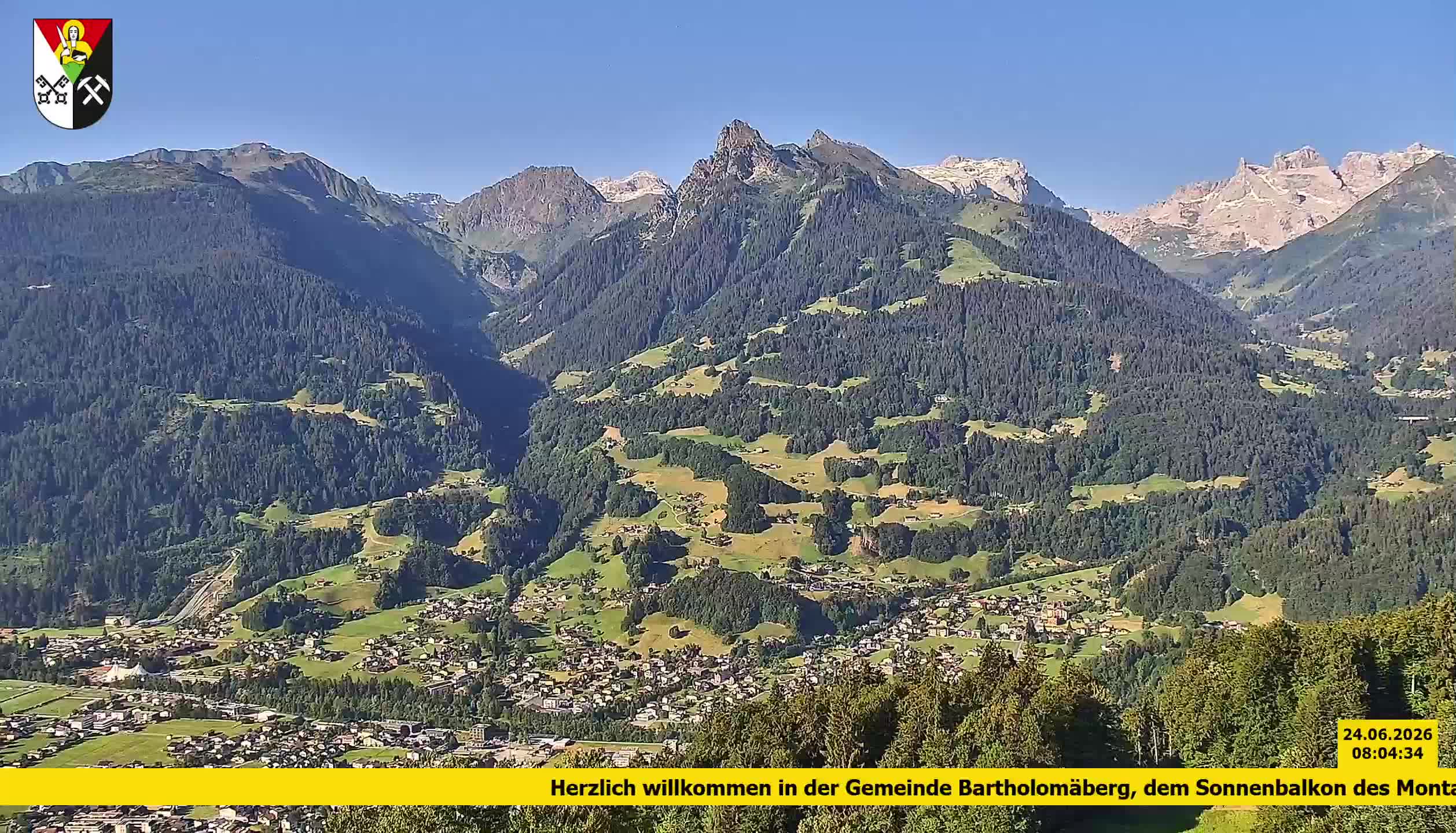 Bartholomäberg | Blick auf Schruns