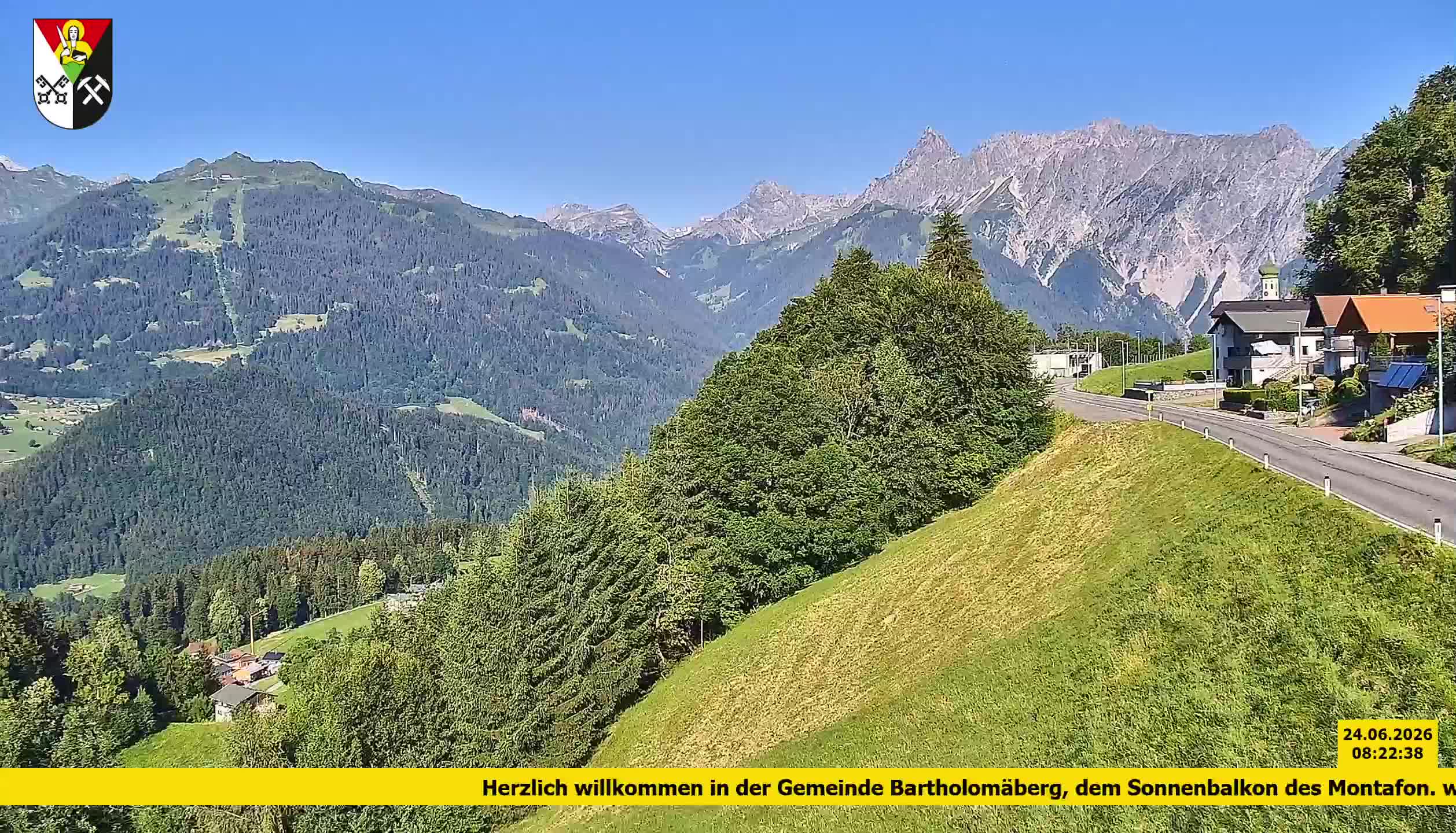 Bartholomäberg | Blick auf Schruns