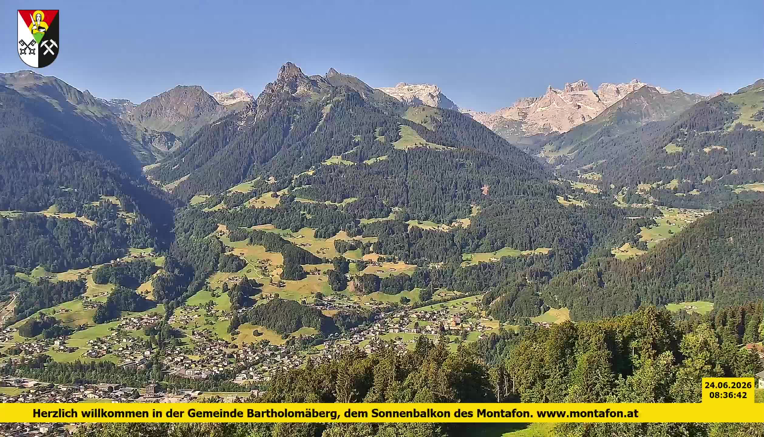Bartholomäberg | Blick auf Schruns