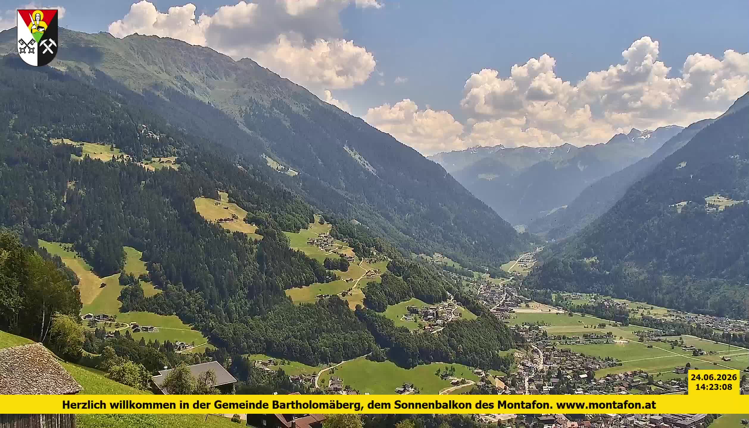 Bartholomäberg | Blick auf Schruns