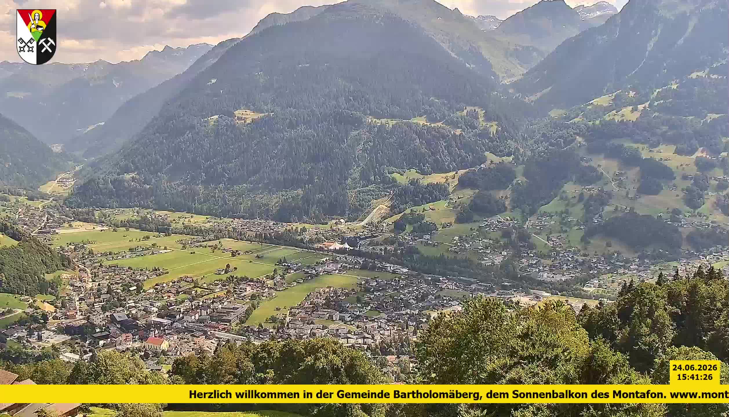 Bartholomäberg | Blick auf Schruns
