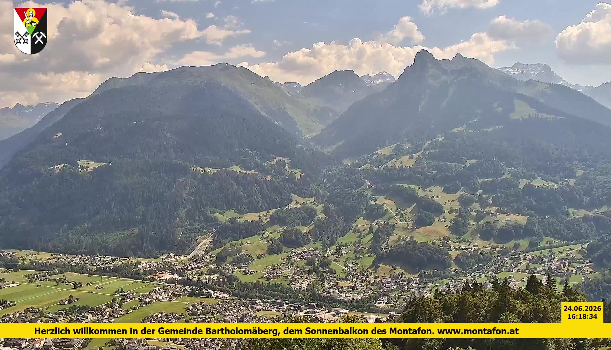 Bartholomäberg | Blick auf Schruns