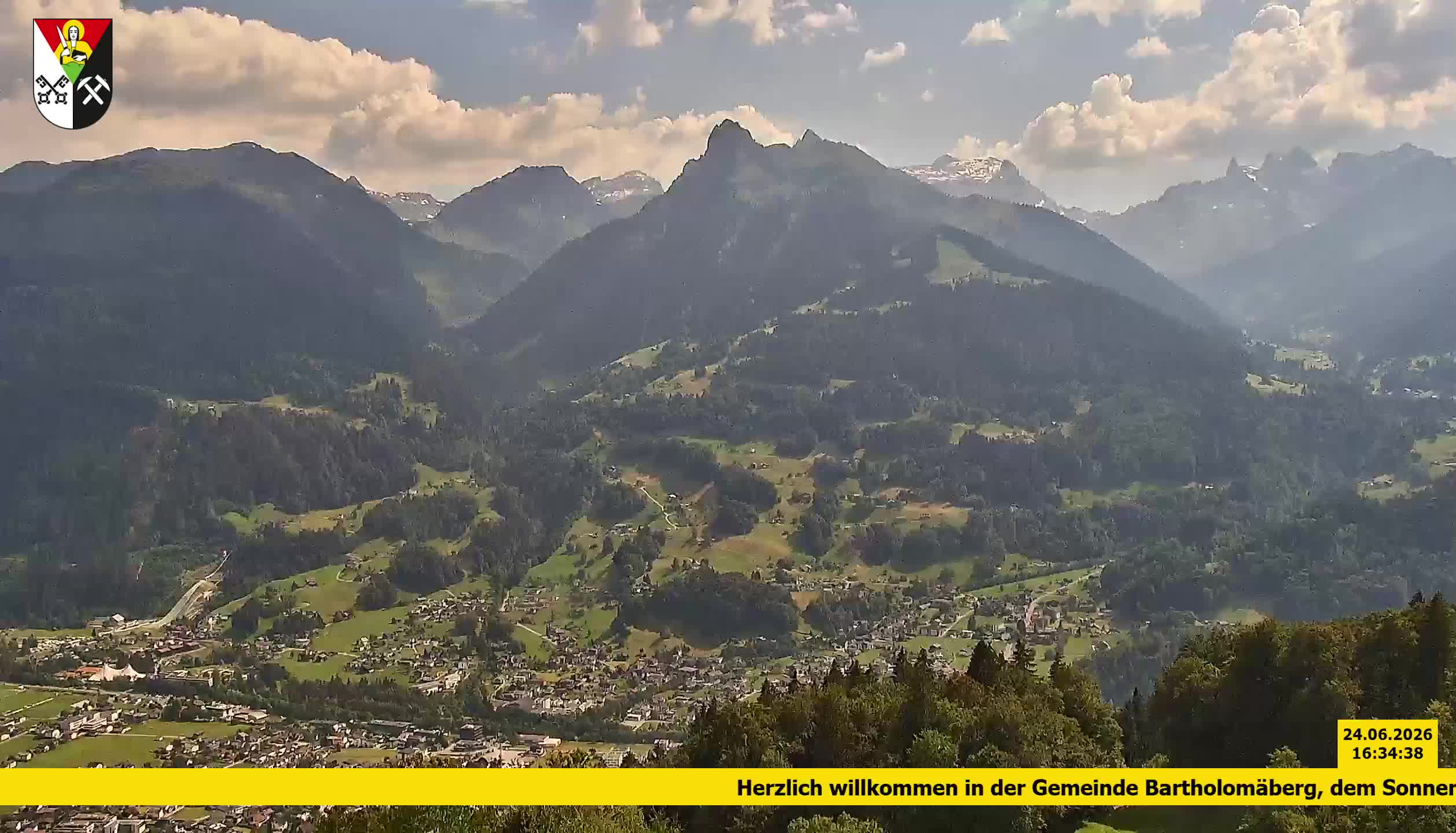 Bartholomäberg | Blick auf Schruns
