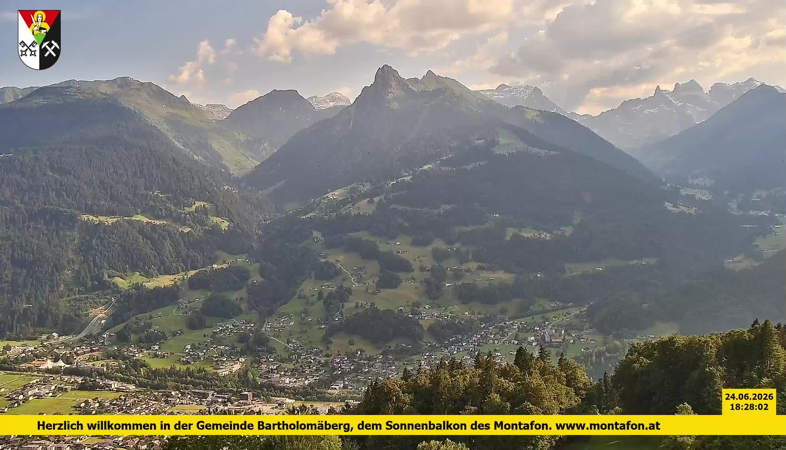 Bartholomäberg | Blick auf Schruns
