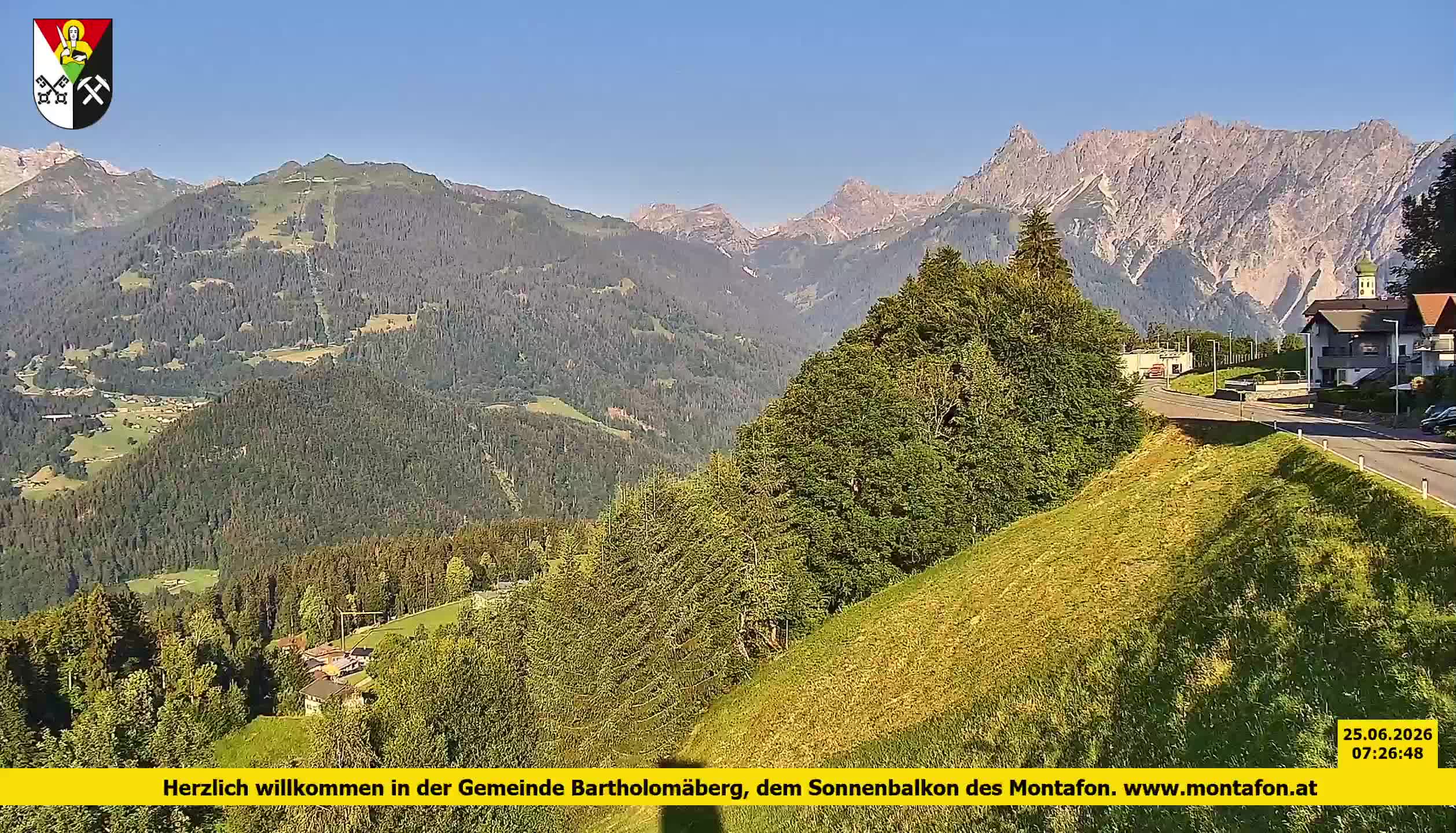 Bartholomäberg | Blick auf Schruns