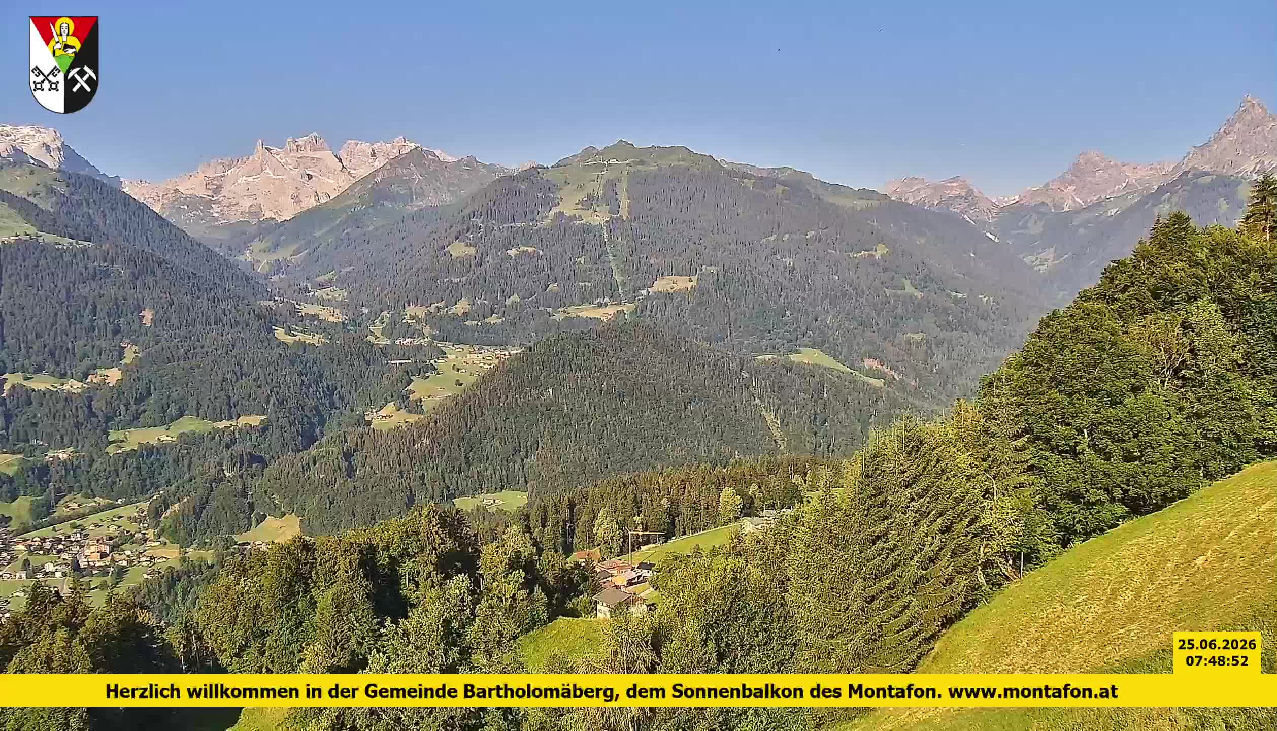 Bartholomäberg | Blick auf Schruns
