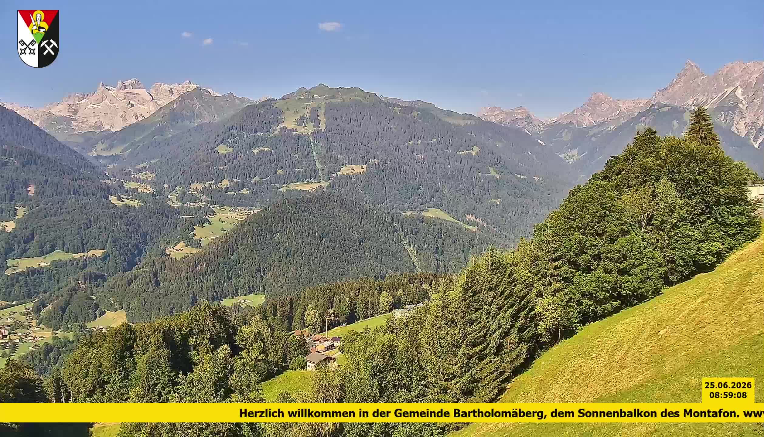 Bartholomäberg | Blick auf Schruns