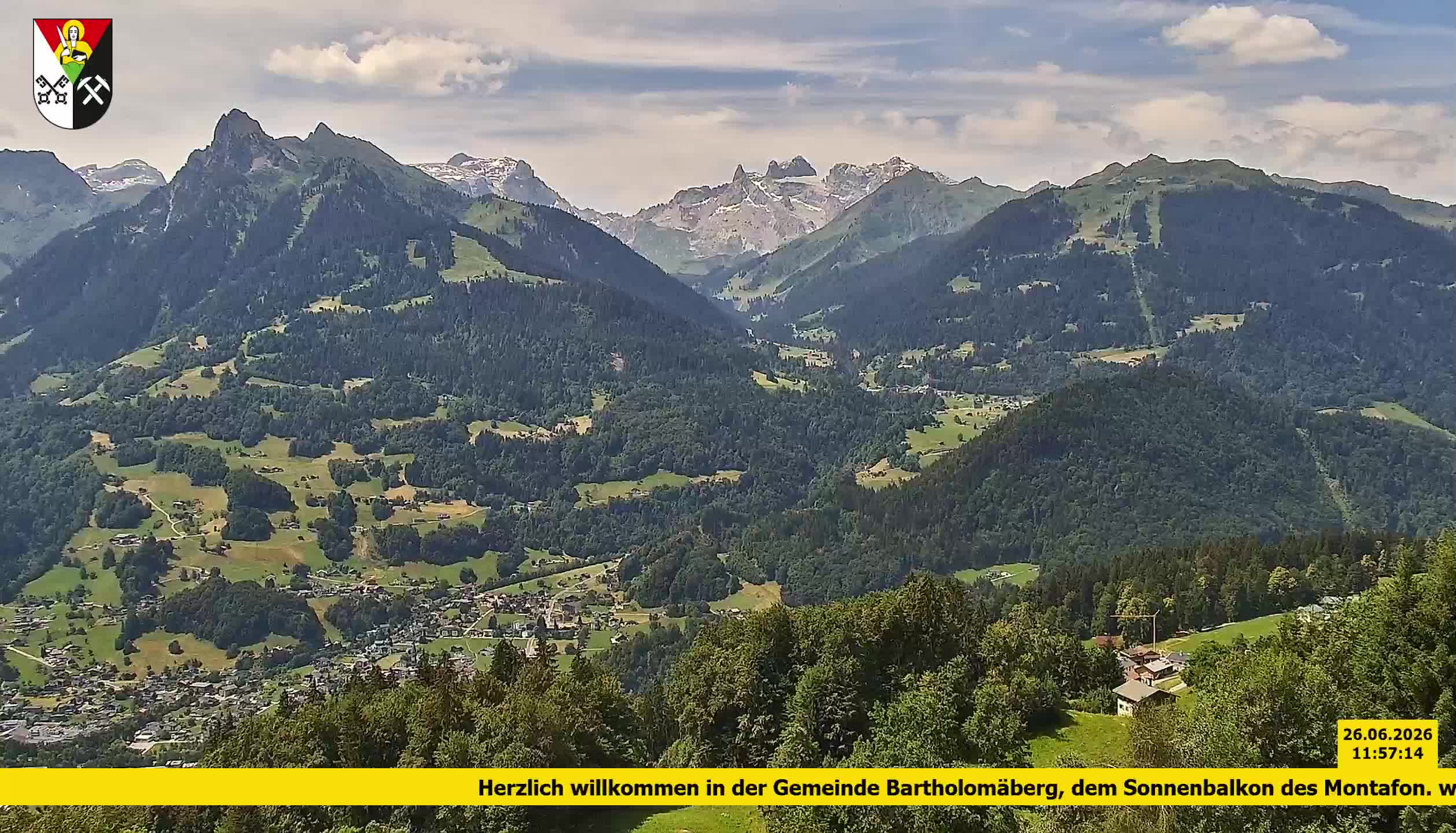 Bartholomäberg | Blick auf Schruns