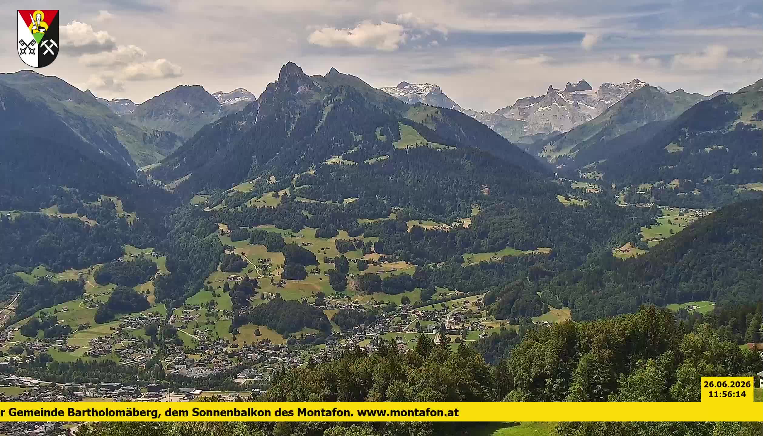 Bartholomäberg | Blick auf Schruns