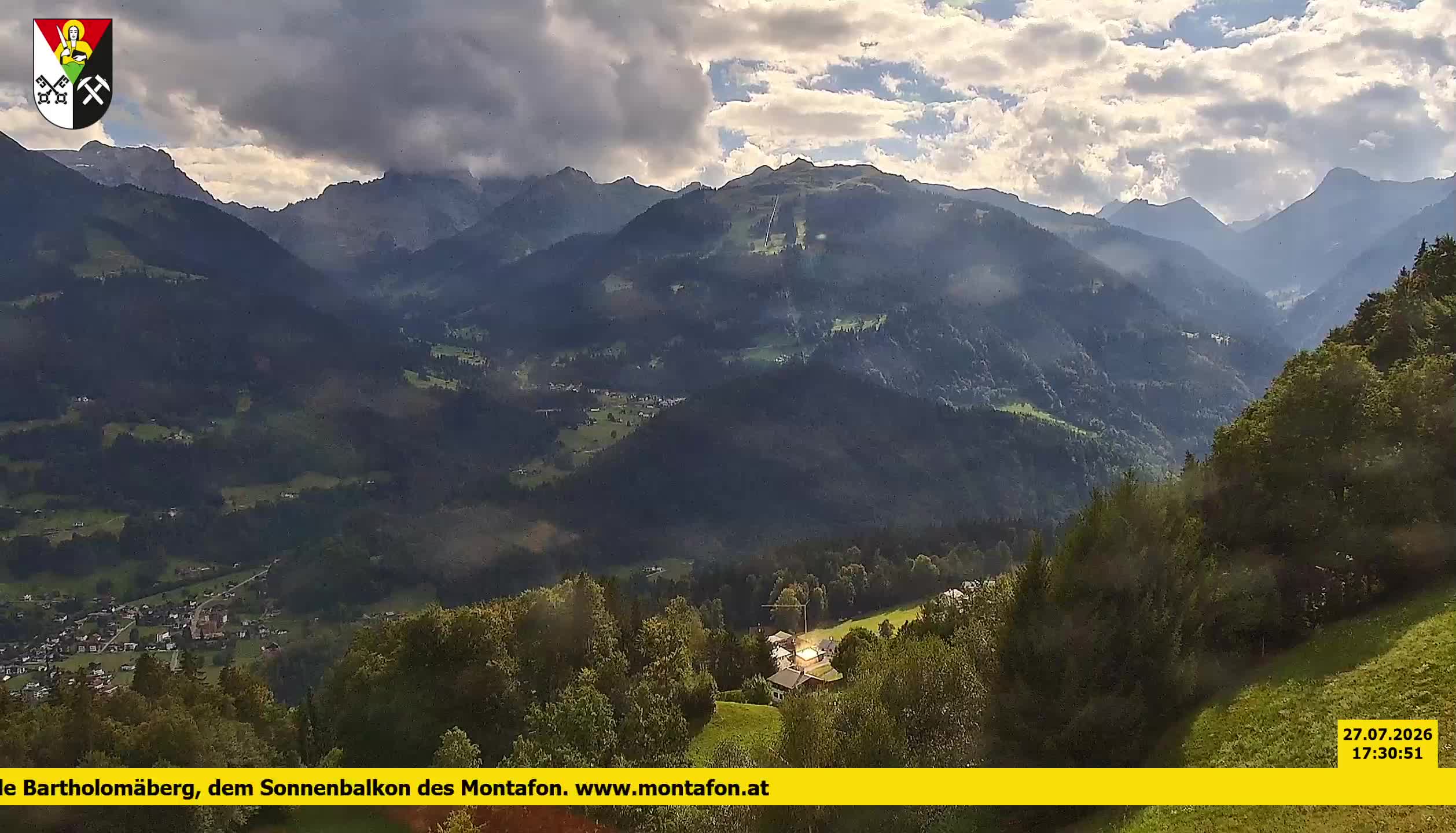 Bartholomäberg | Blick auf Schruns