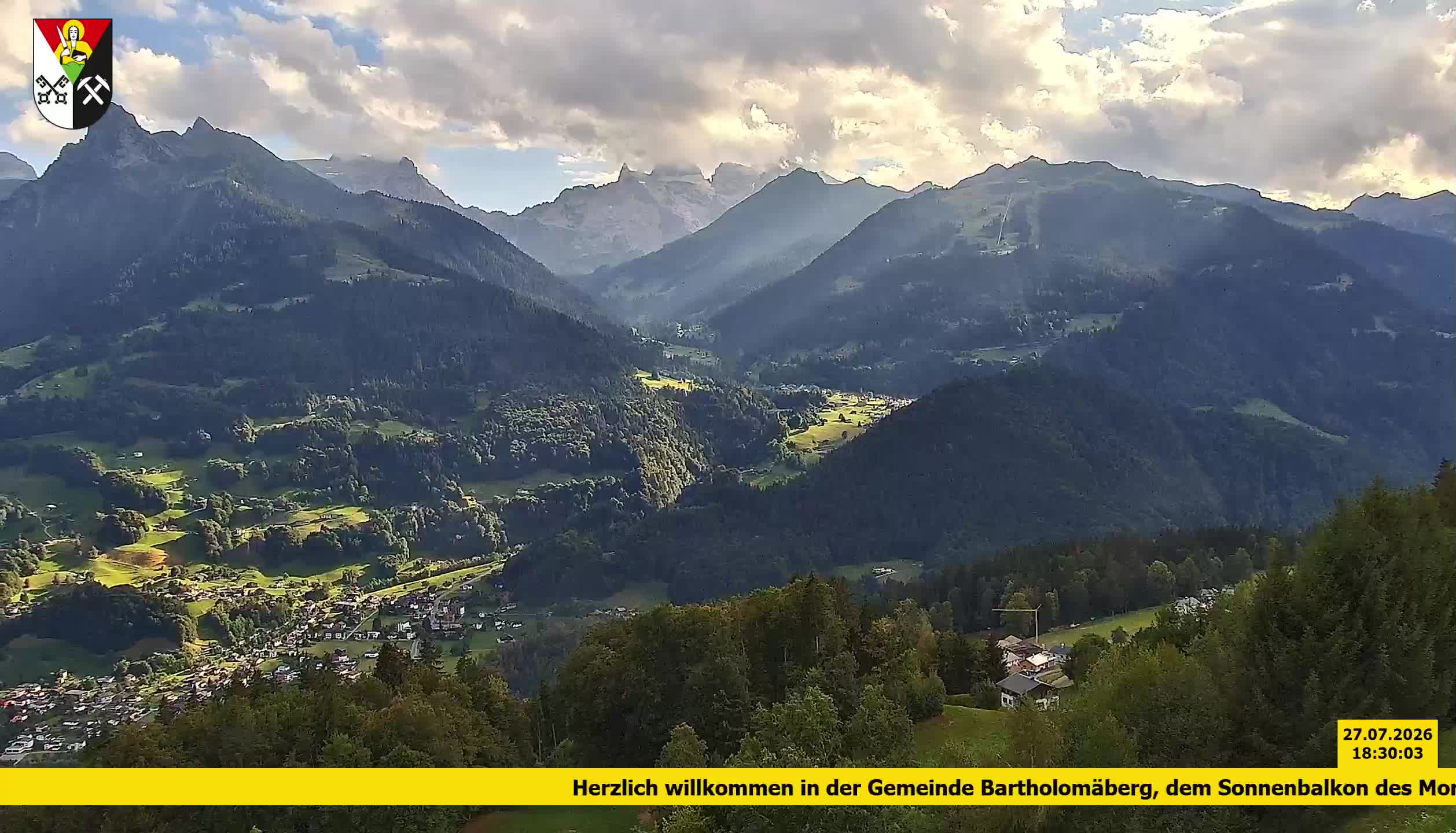 Bartholomäberg | Blick auf Schruns