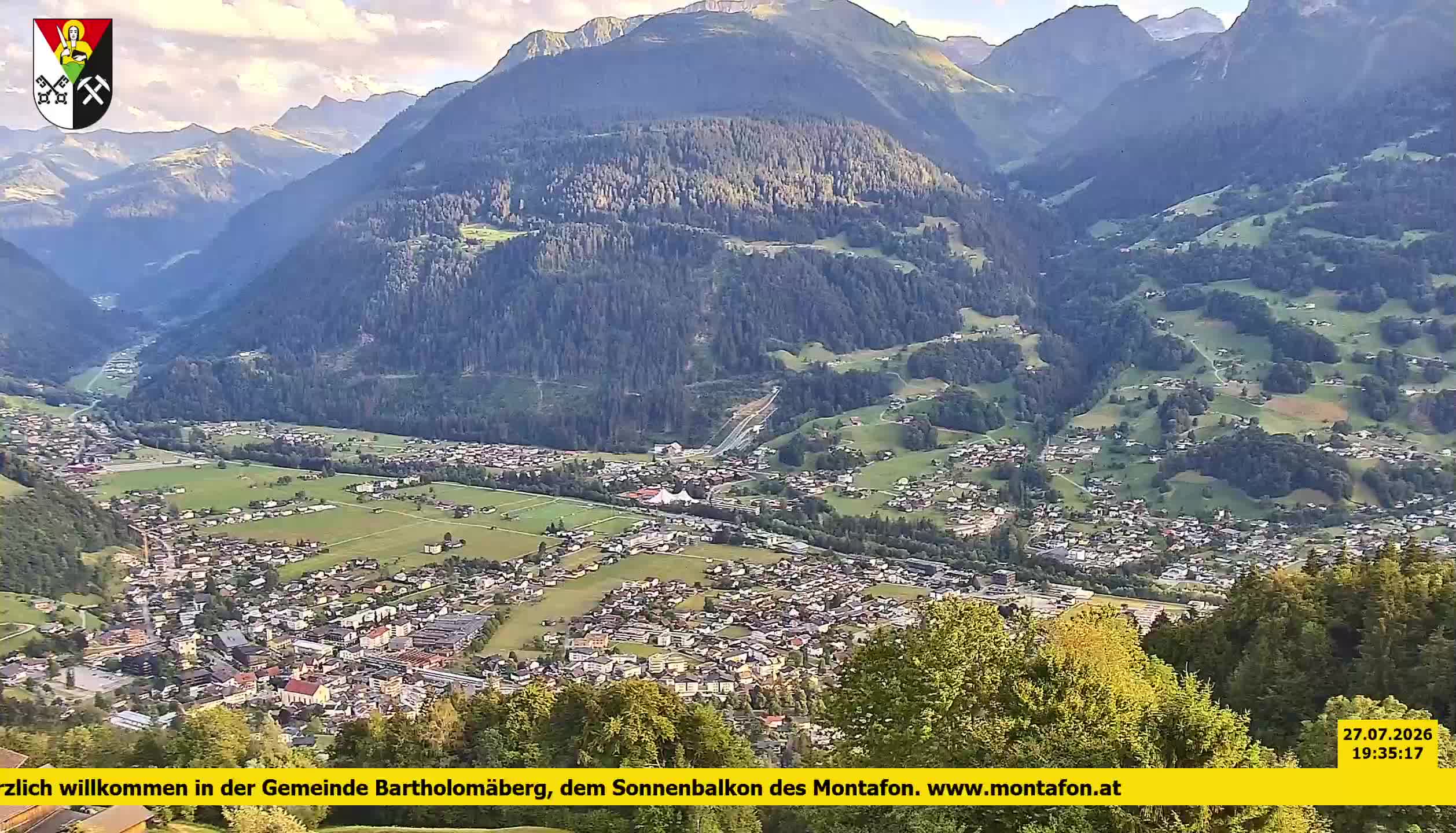 Bartholomäberg | Blick auf Schruns