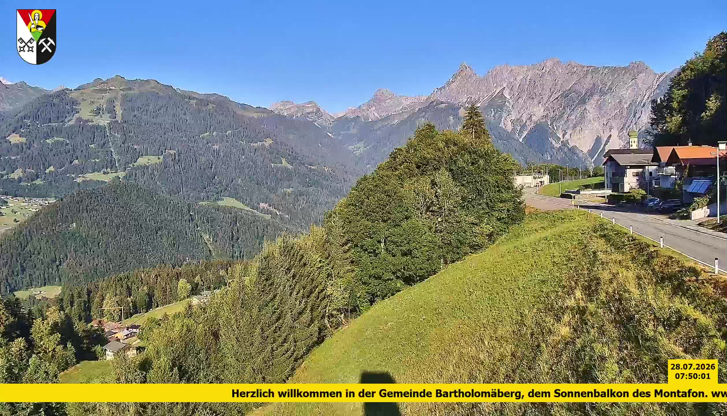 Bartholomäberg | Blick auf Schruns
