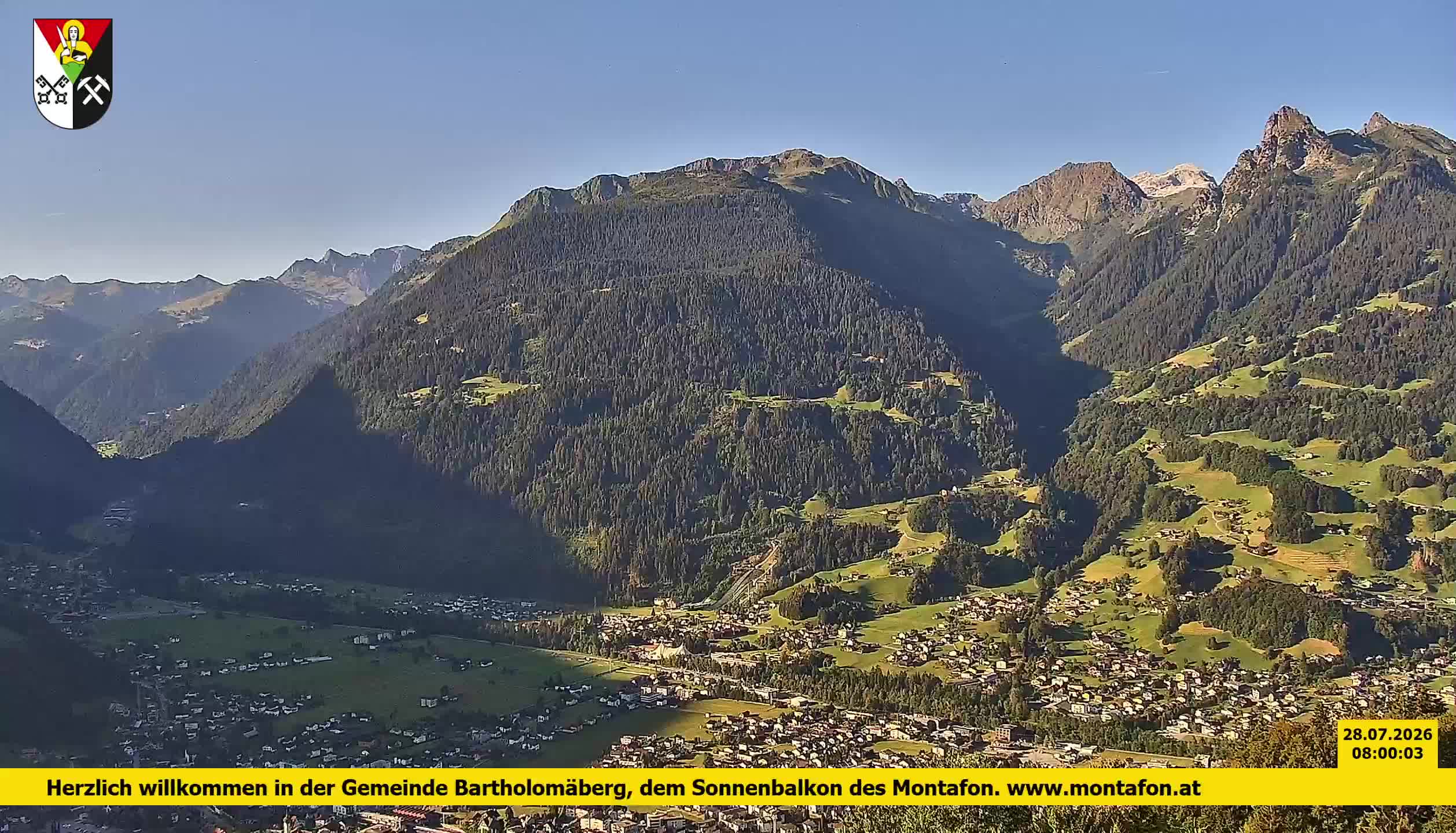 Bartholomäberg | Blick auf Schruns