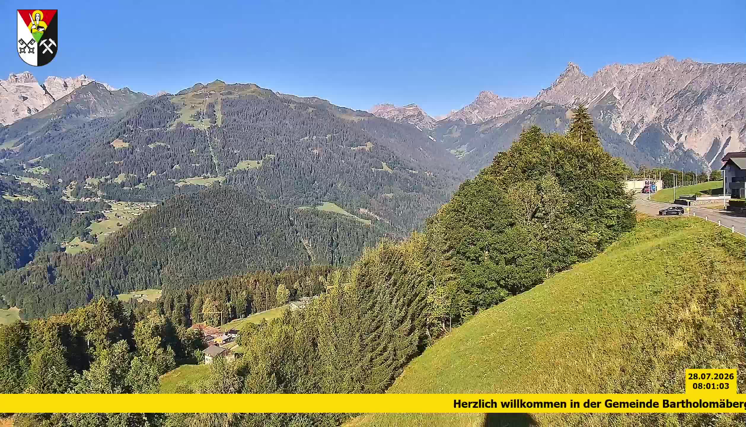 Bartholomäberg | Blick auf Schruns