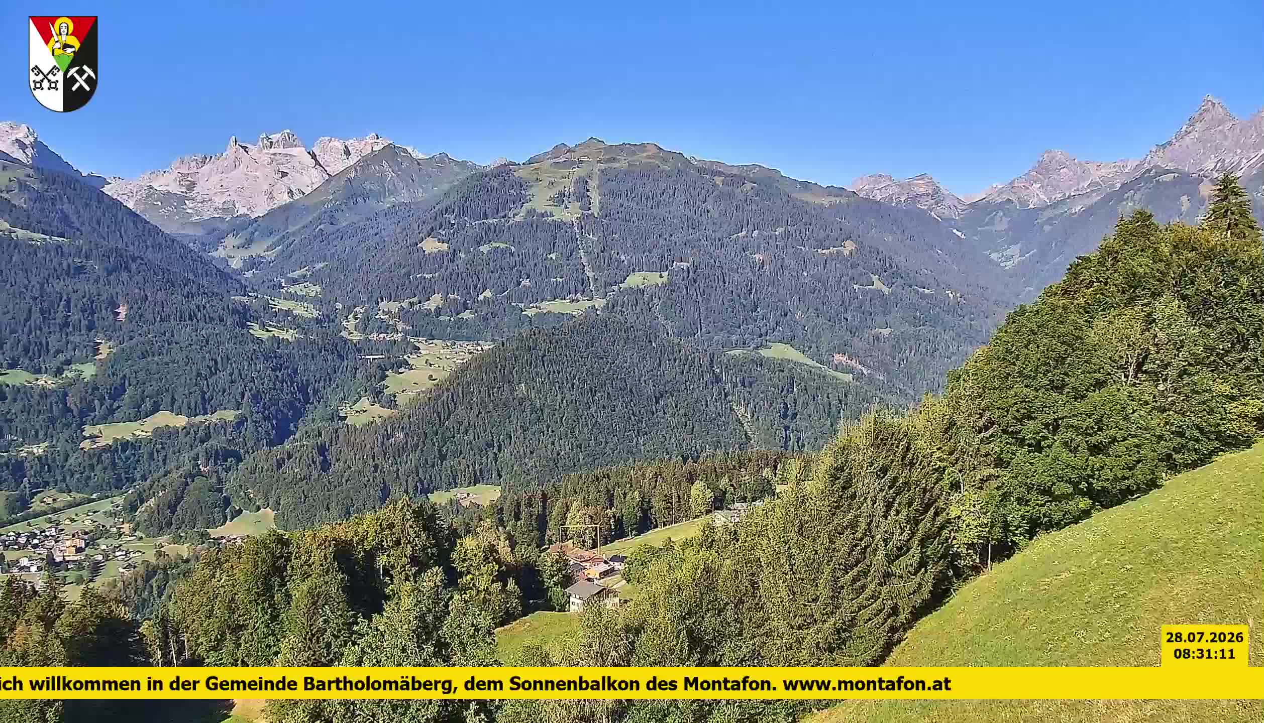 Bartholomäberg | Blick auf Schruns